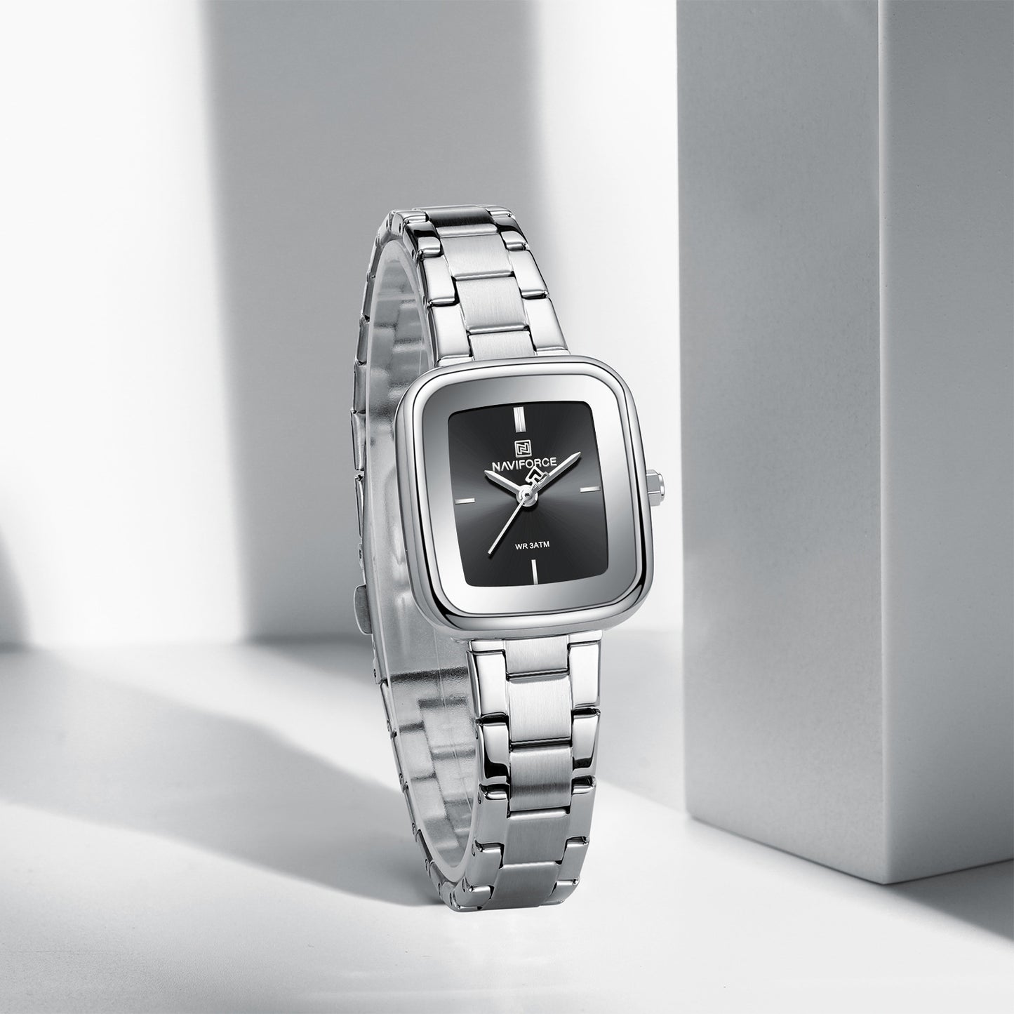 Reloj Naviforce Mujer Original Plateado NF5075-PLNE