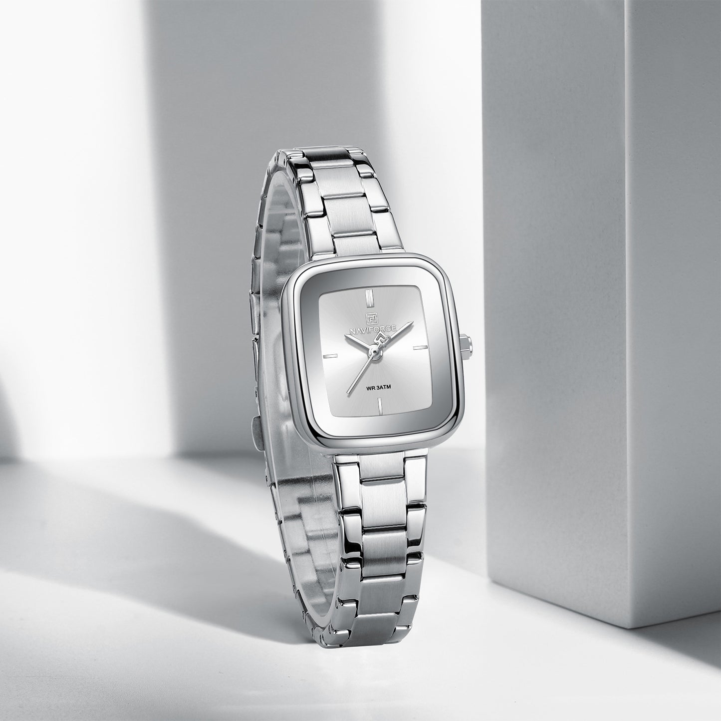 Reloj Naviforce Mujer Original Plateado NF5075-PLPL