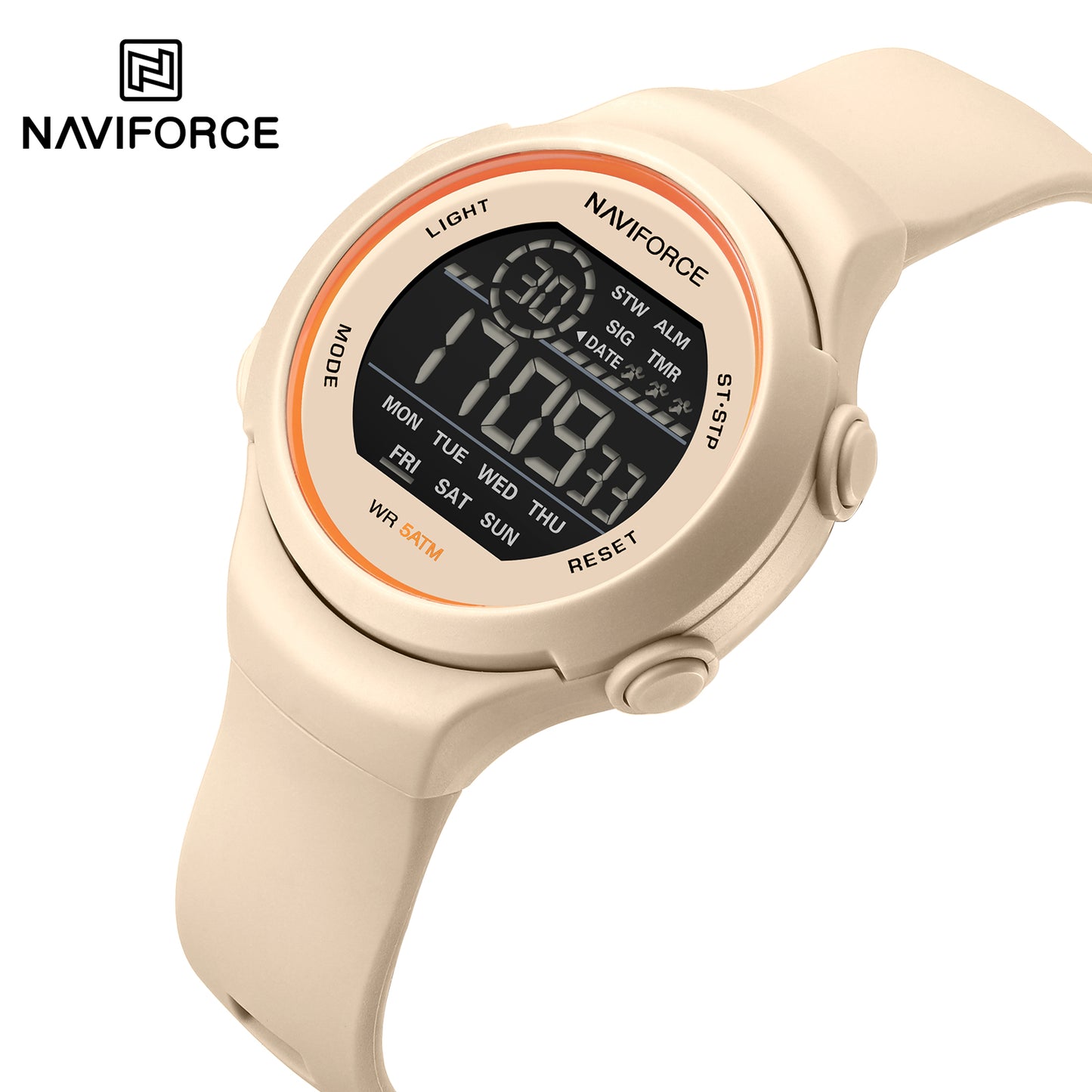 Reloj Naviforce Mujer Beige NF7119-BG