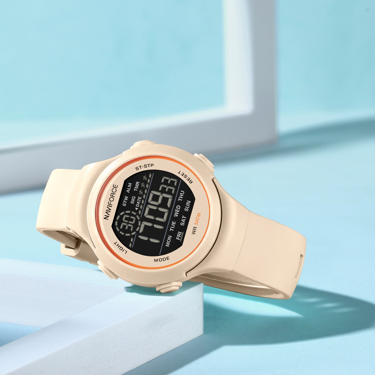 Reloj Naviforce Mujer Beige NF7119-BG