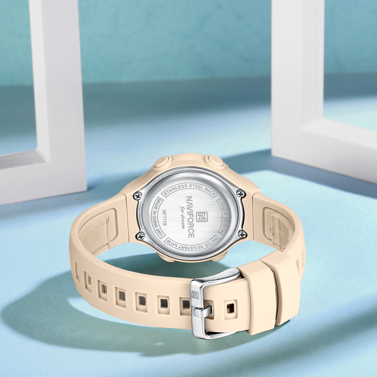 Reloj Naviforce Mujer Beige NF7119-BG