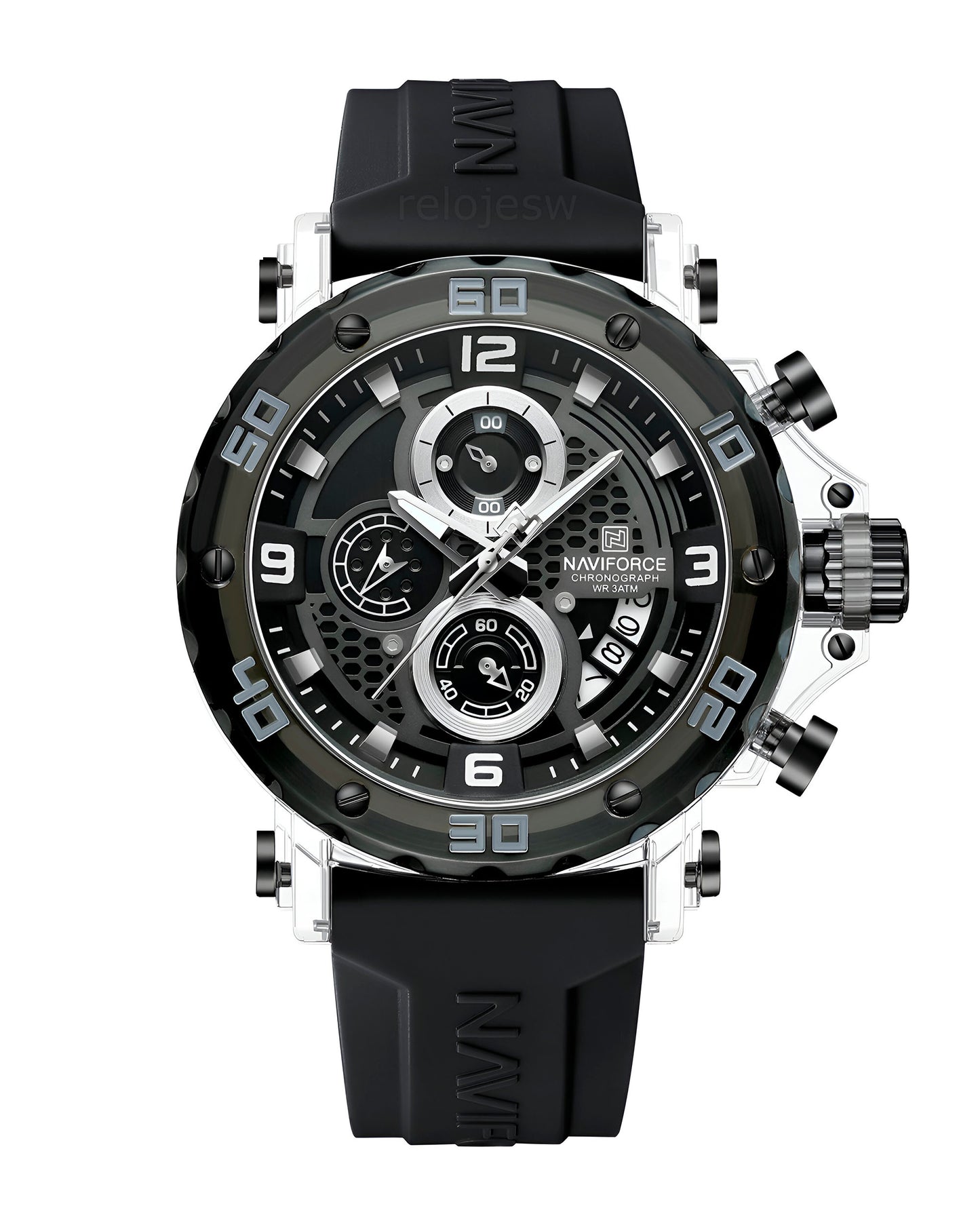 Reloj Naviforce Hombre Negro NF7123-NEPL