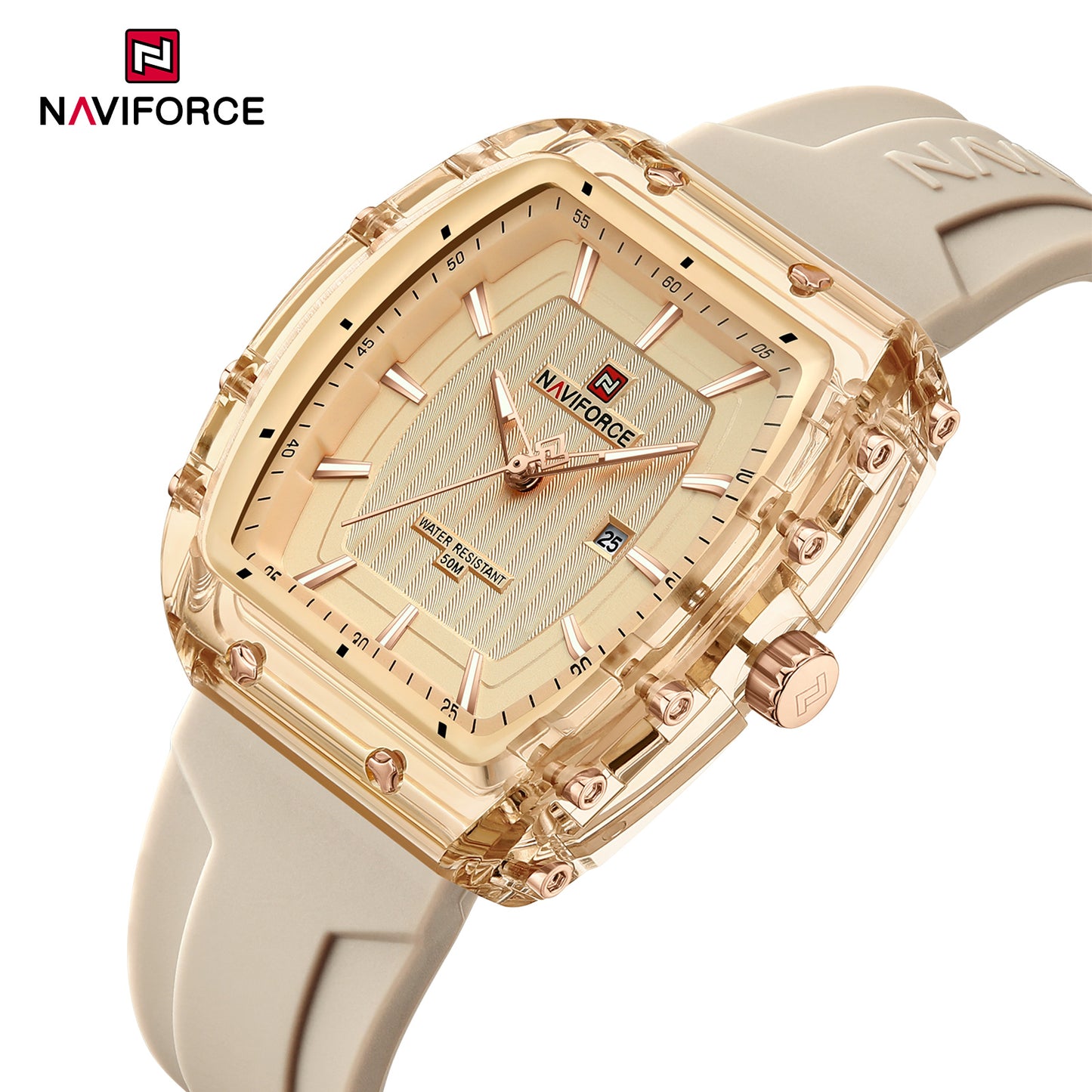 Reloj Naviforce Mujer Beige NF7124-BG