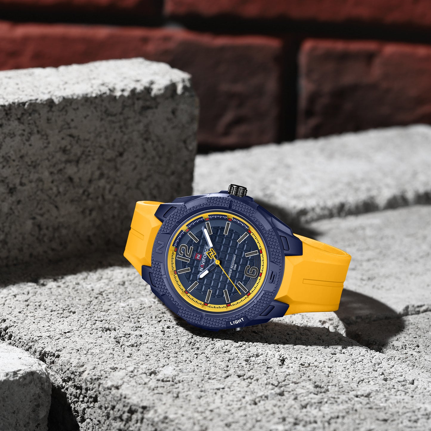 Reloj Naviforce Hombre Amarillo NF7126-AMAZ