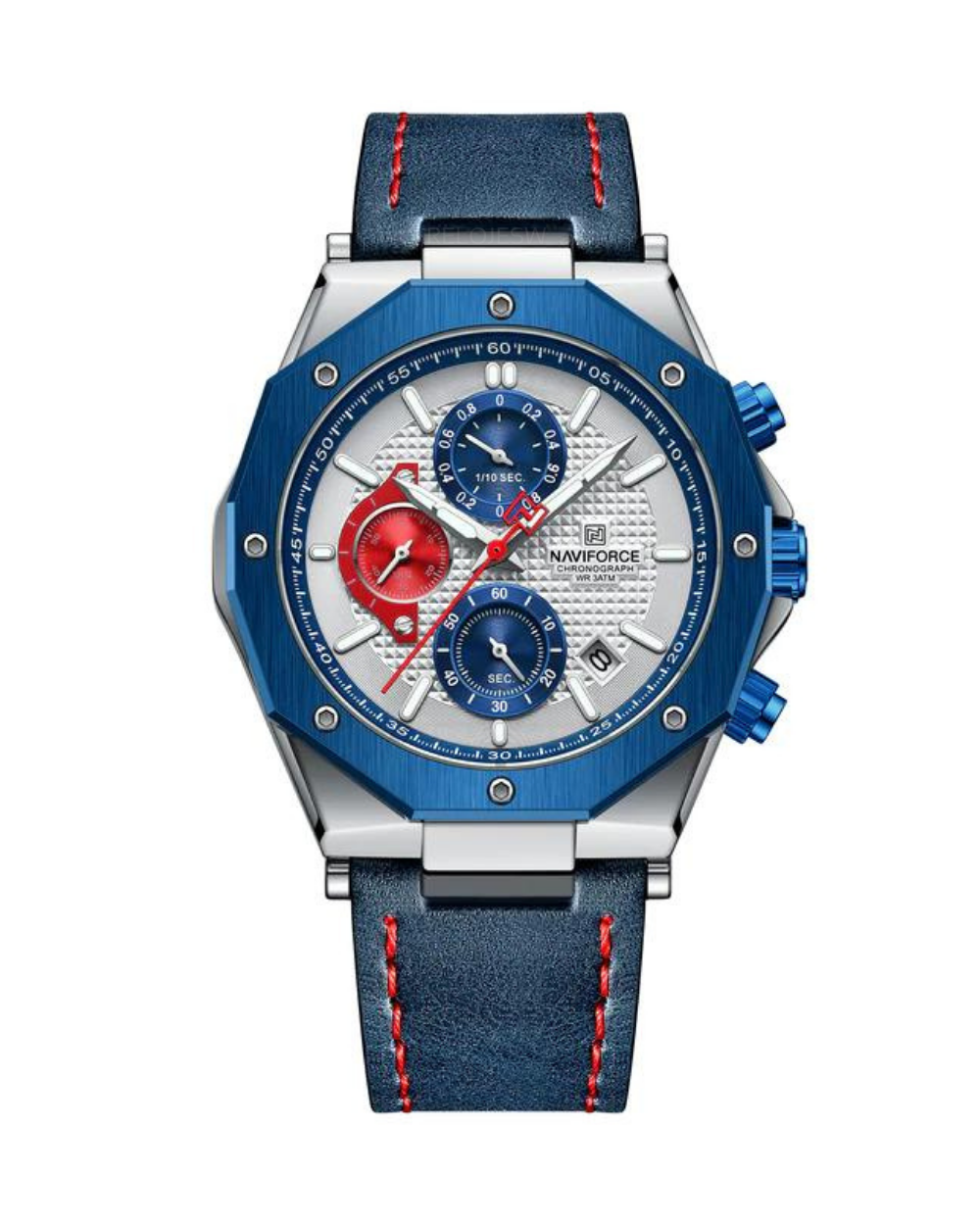 Reloj Naviforce Hombre Azul Plateado NF8028-2