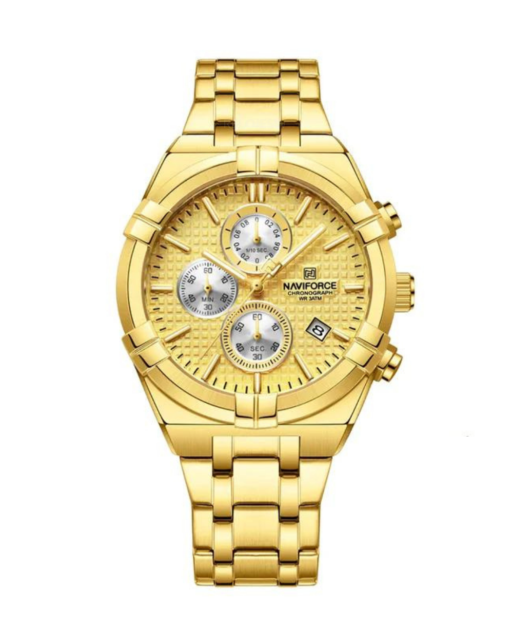 Reloj Naviforce Hombre Dorado NF8042-3