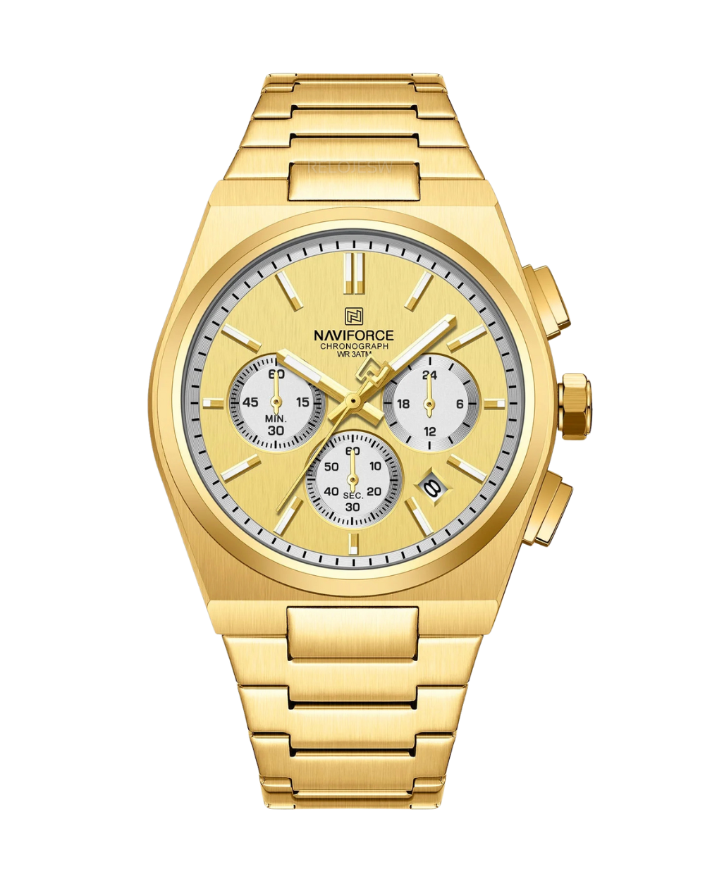 Reloj Naviforce Hombre Dorado NF8048G-DODO