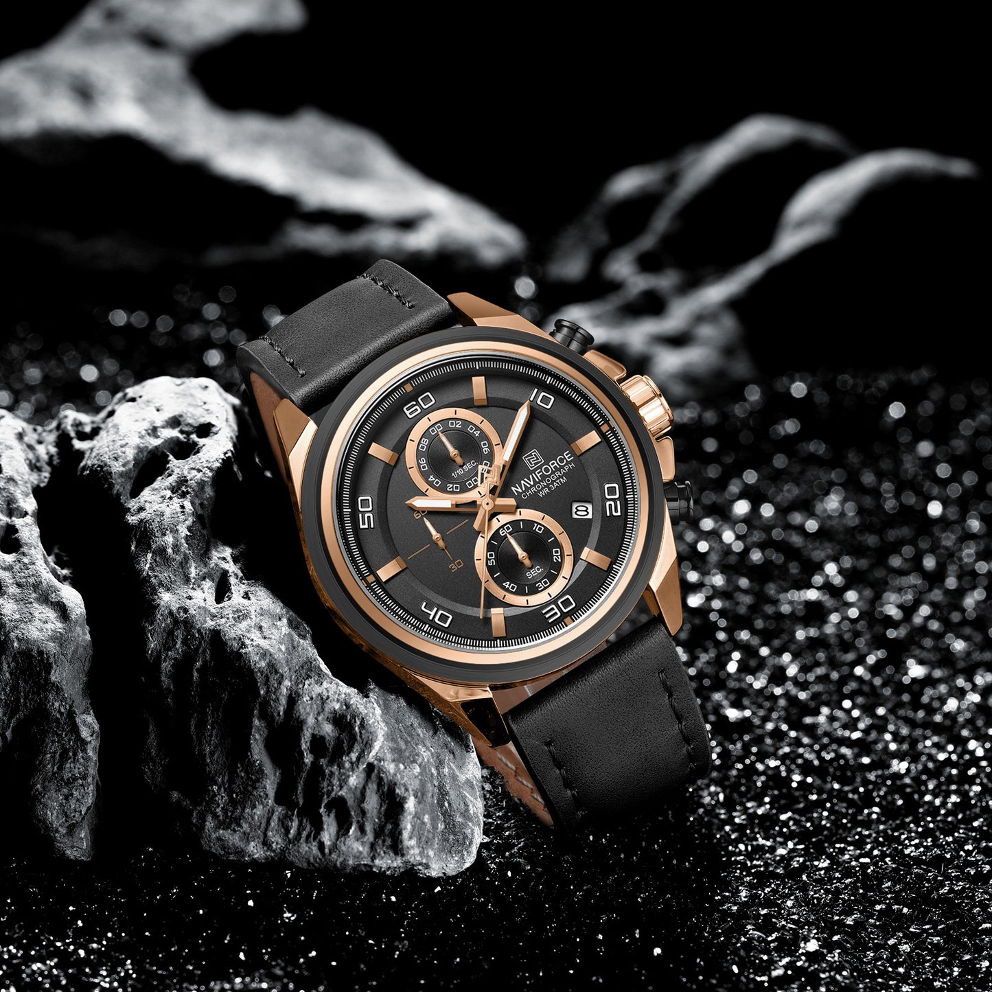 Reloj Naviforce Hombre Negro NF8075-NEOR