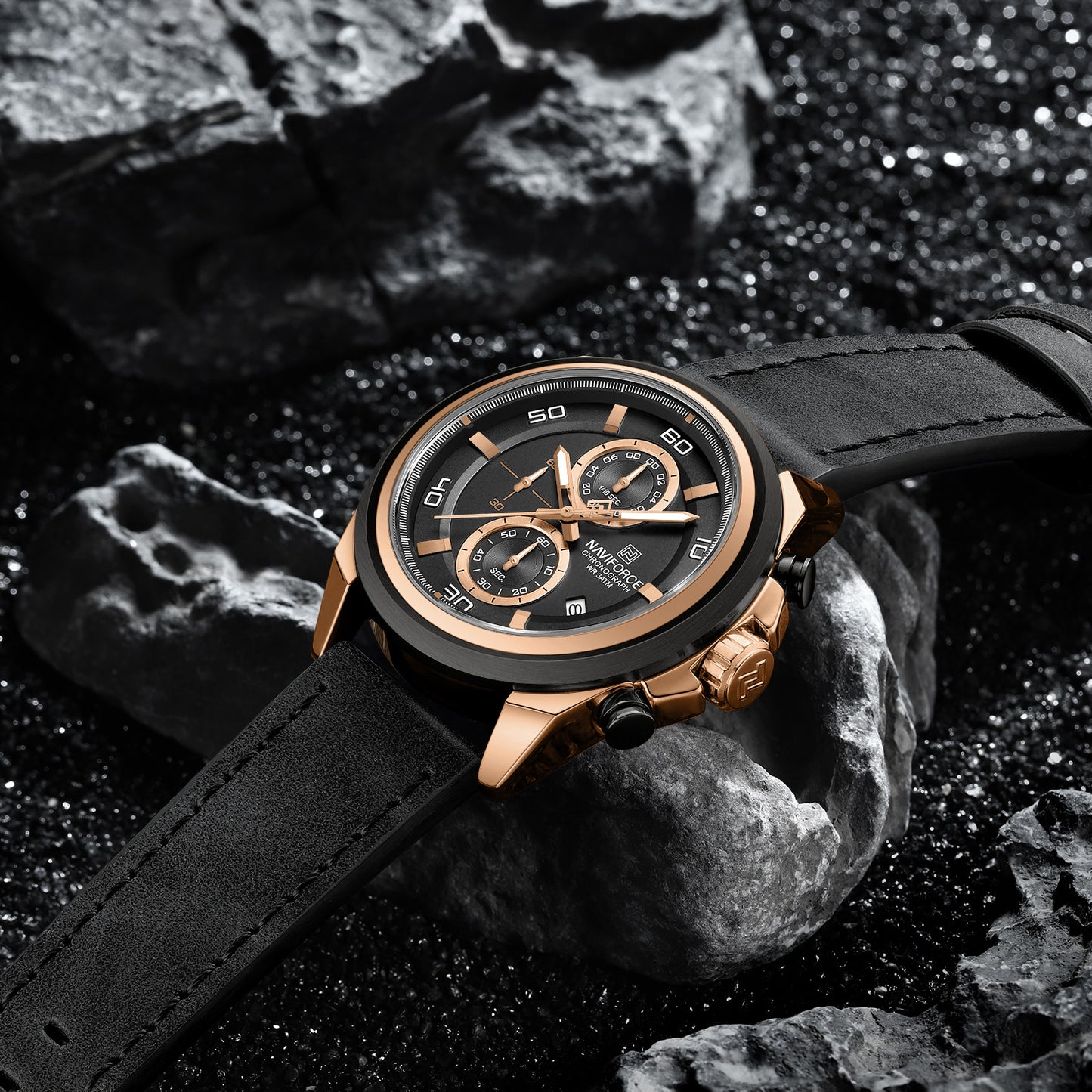 Reloj Naviforce Hombre Negro NF8075-NEOR