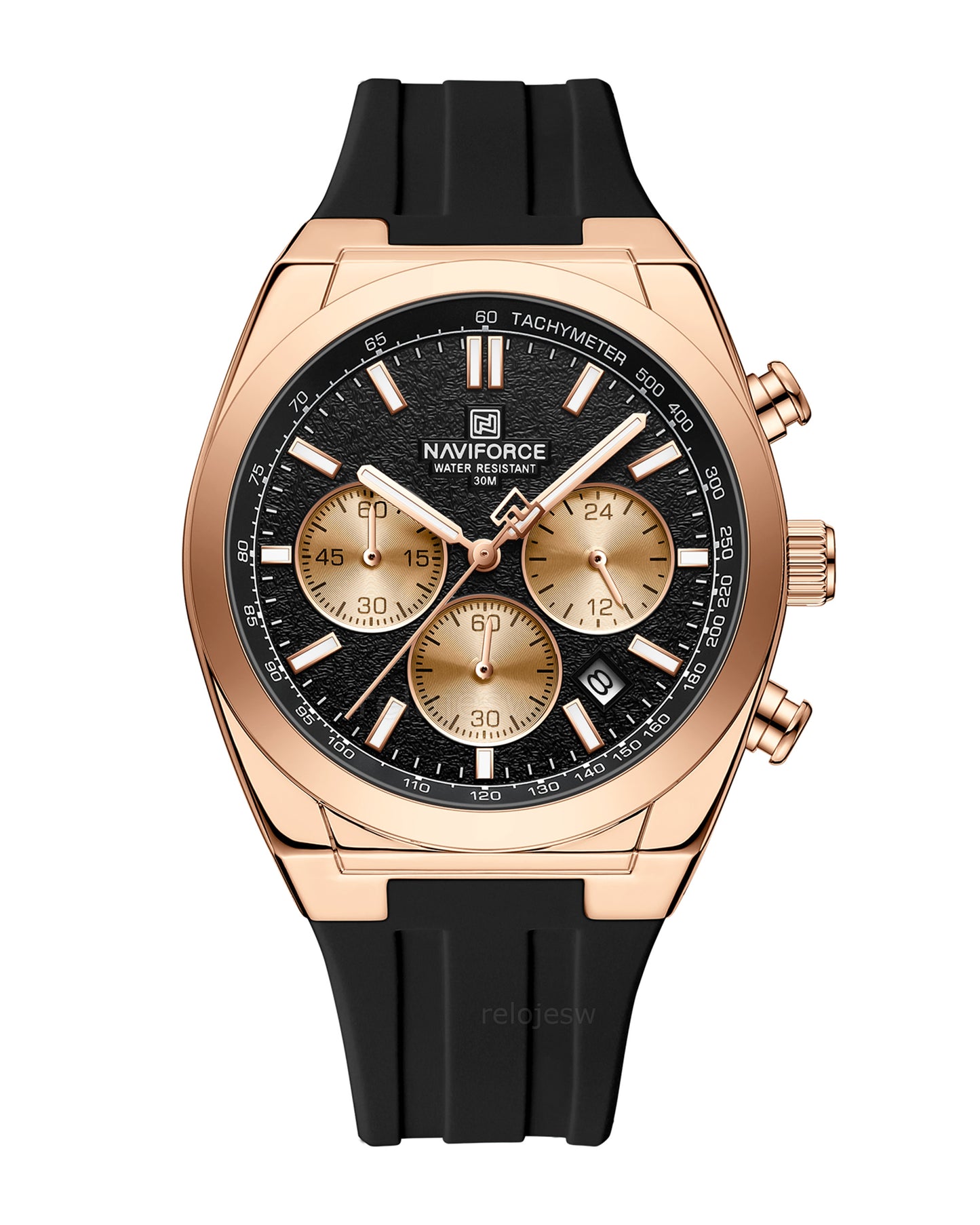 Reloj Naviforce Hombre Negro NF8080-NEOR