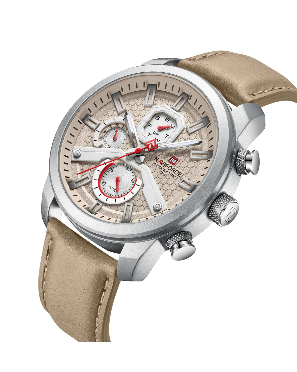 Reloj Naviforce Hombre Plateado NF9211L-CFPL