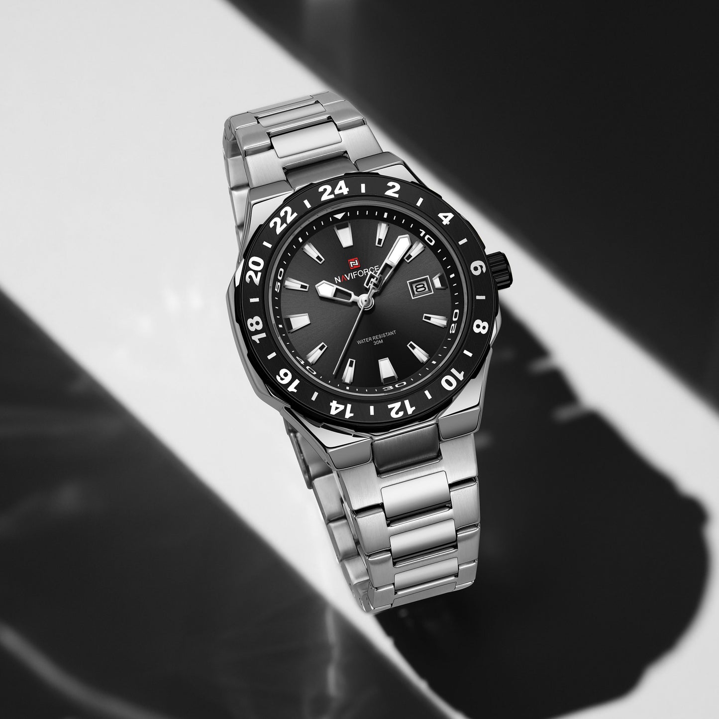 Reloj Naviforce Hombre Plateado NF9249-PLNE