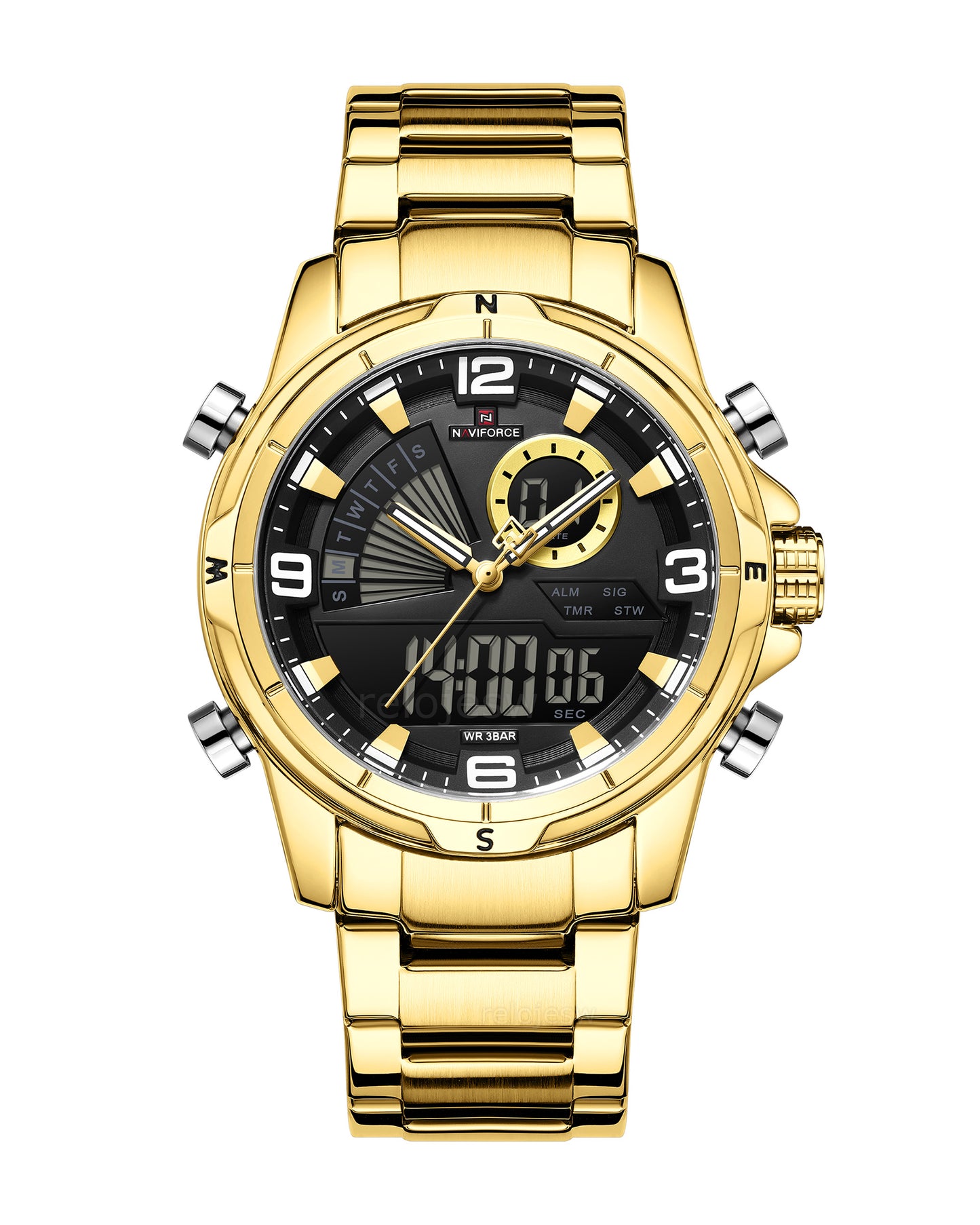 Reloj Naviforce Hombre Dorado NF9257-DODO