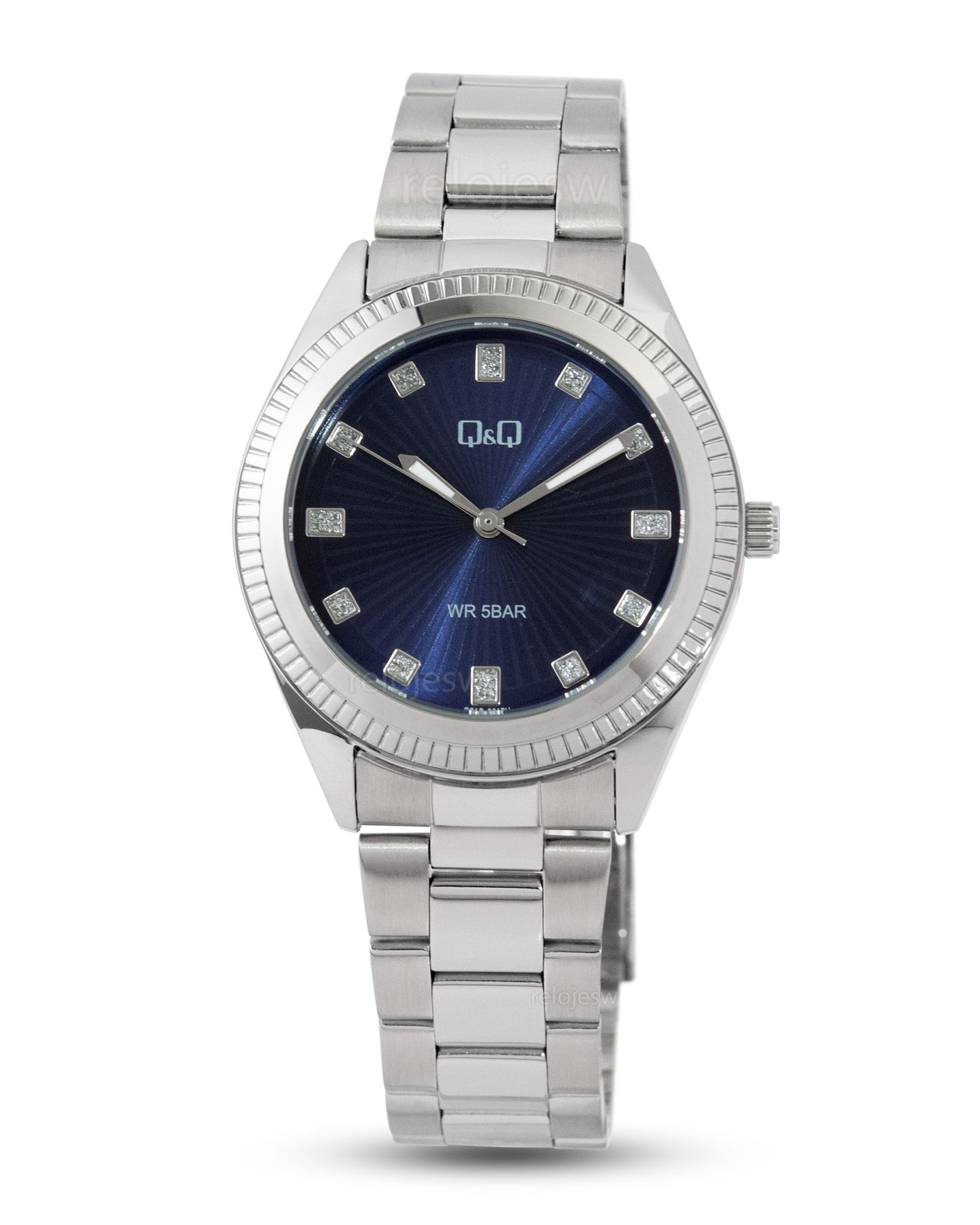Reloj Q&Q Mujer Plateado Q01C001Y
