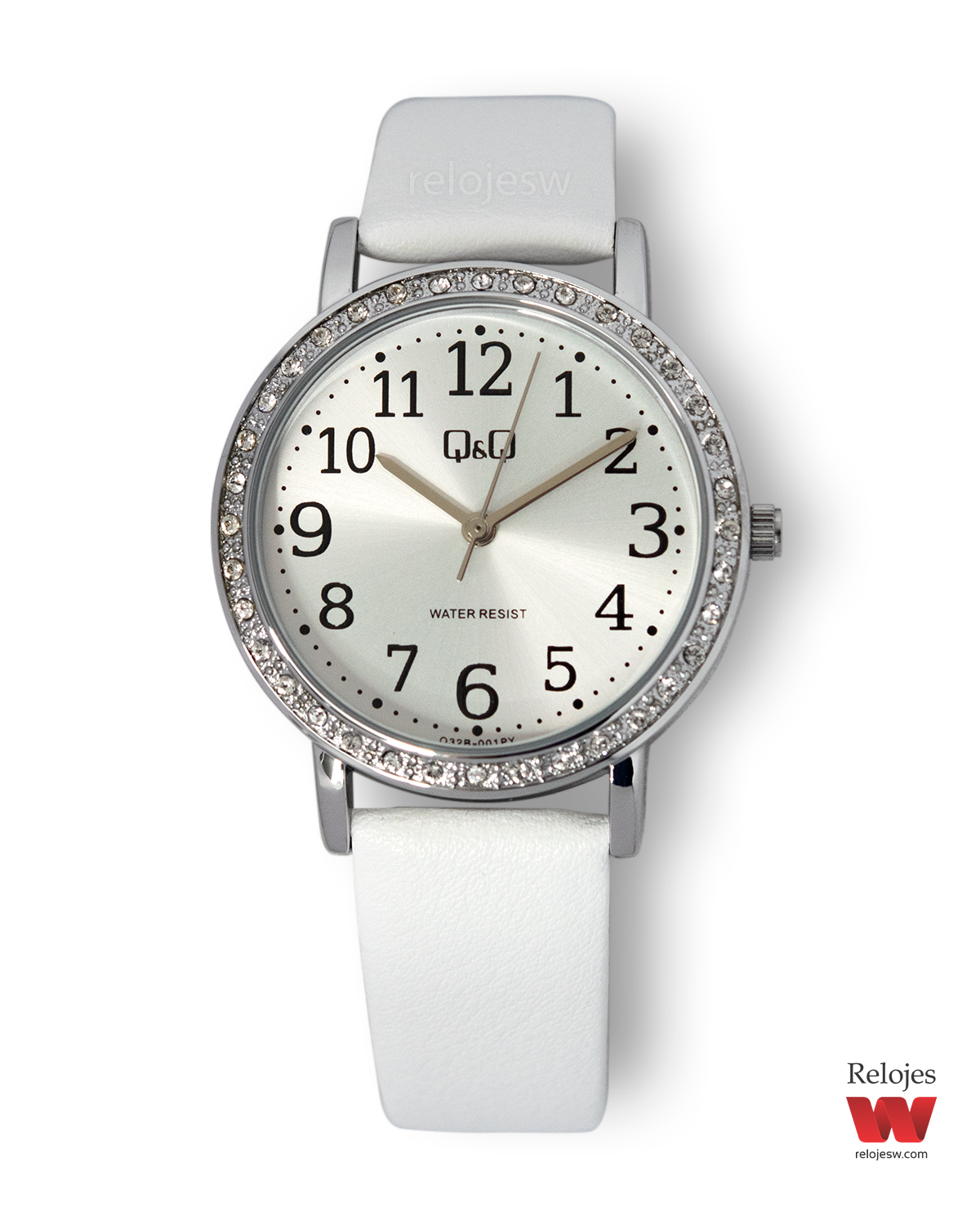 Reloj Q&Q Mujer Blanco Plateado Q32B001Y