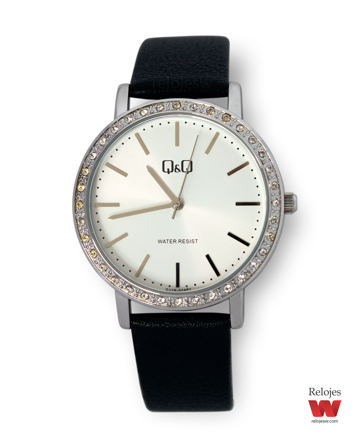 Reloj Q&Q Mujer Negro Plateado Q33B004Y