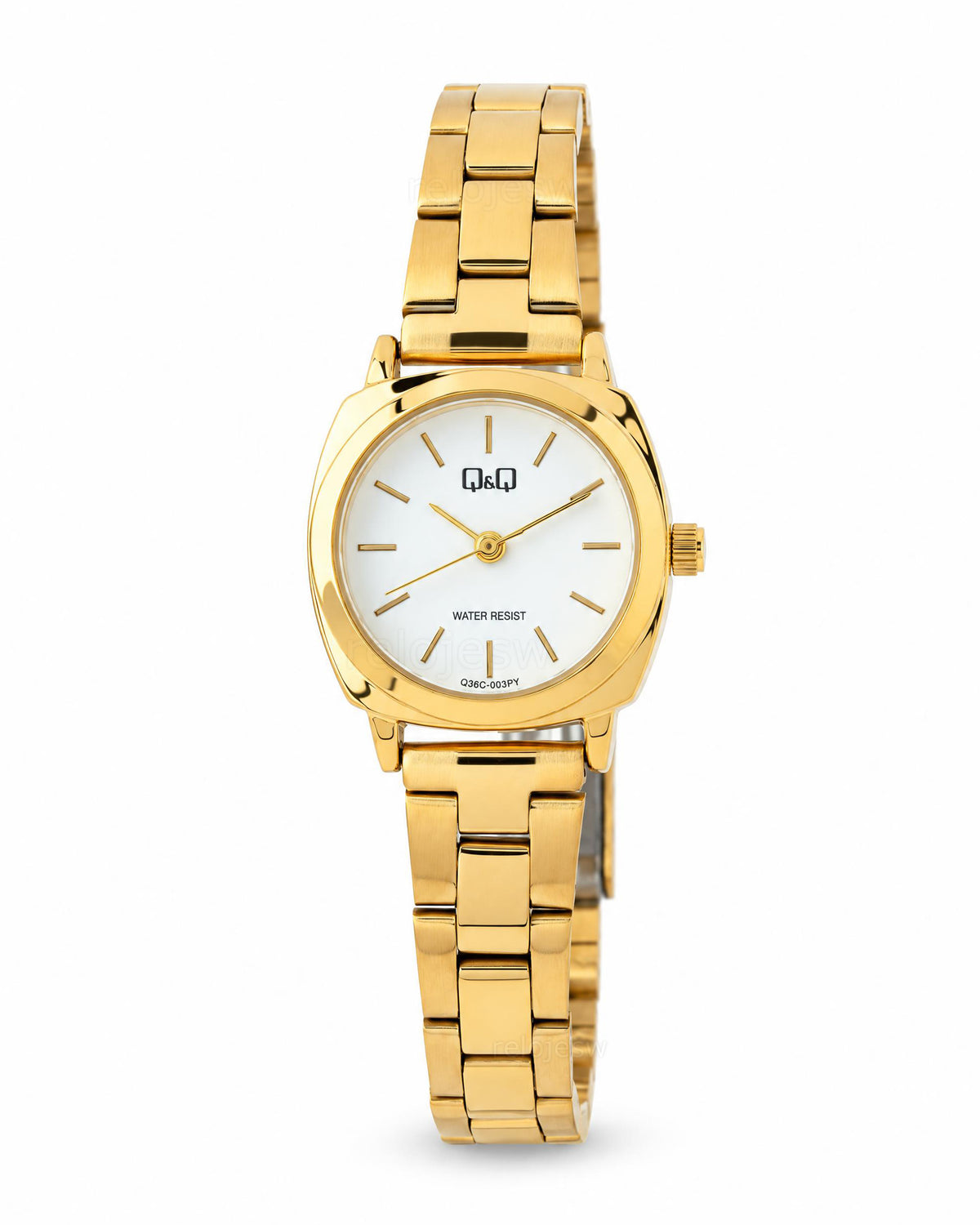 Reloj Q&Q Mujer Original Dorado Q36C003Y