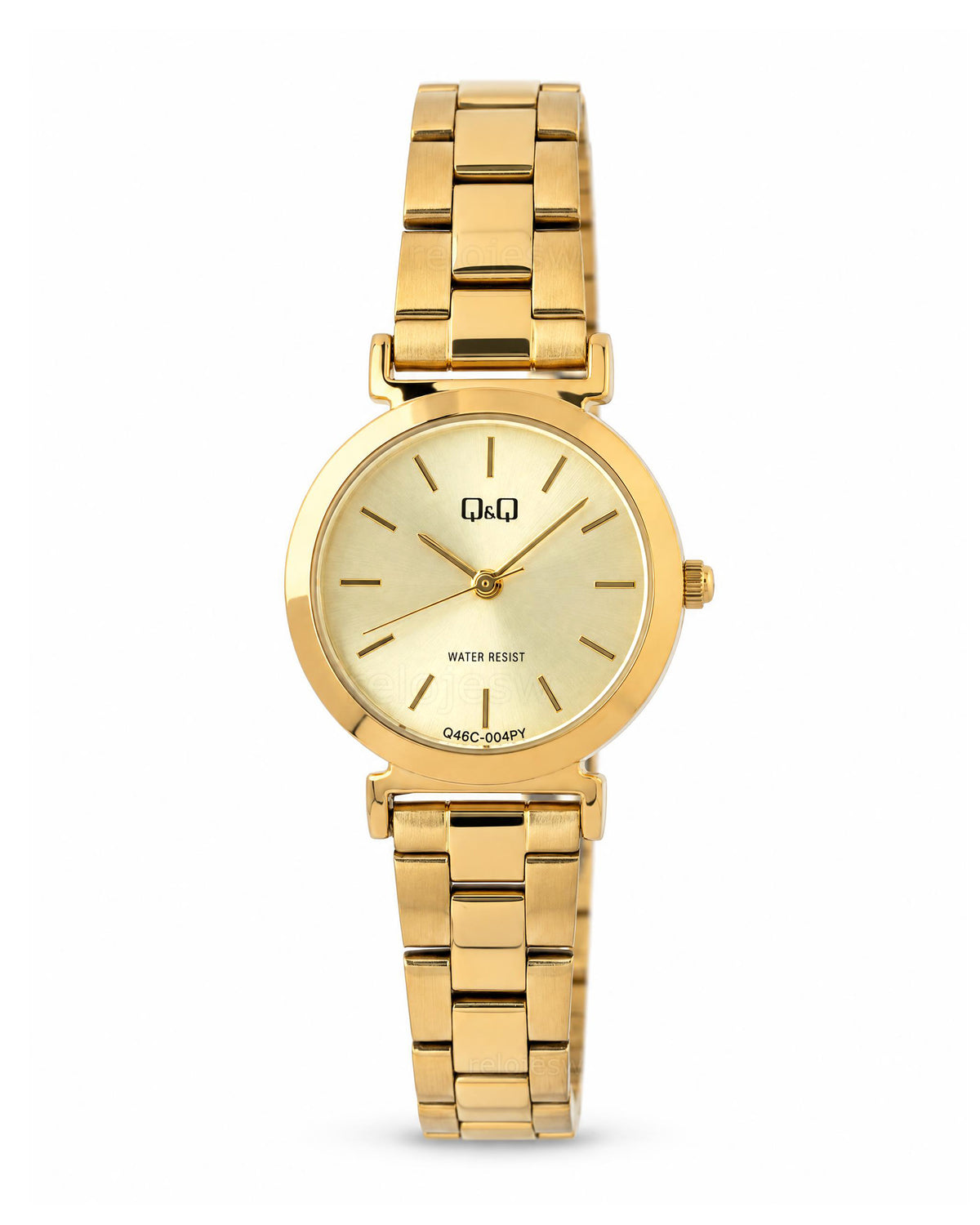 Reloj Q&Q Mujer Original Dorado Q46C004Y