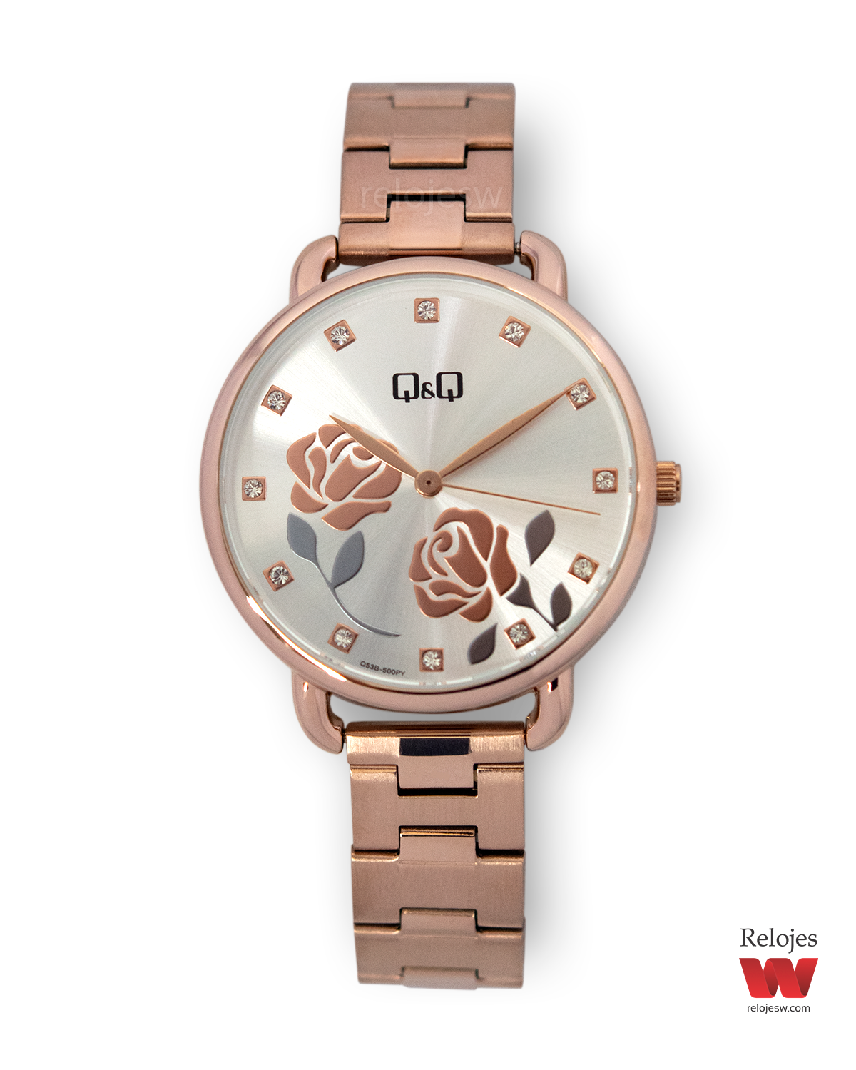 Reloj Q&Q Mujer Oro Rosa Q53B500Y