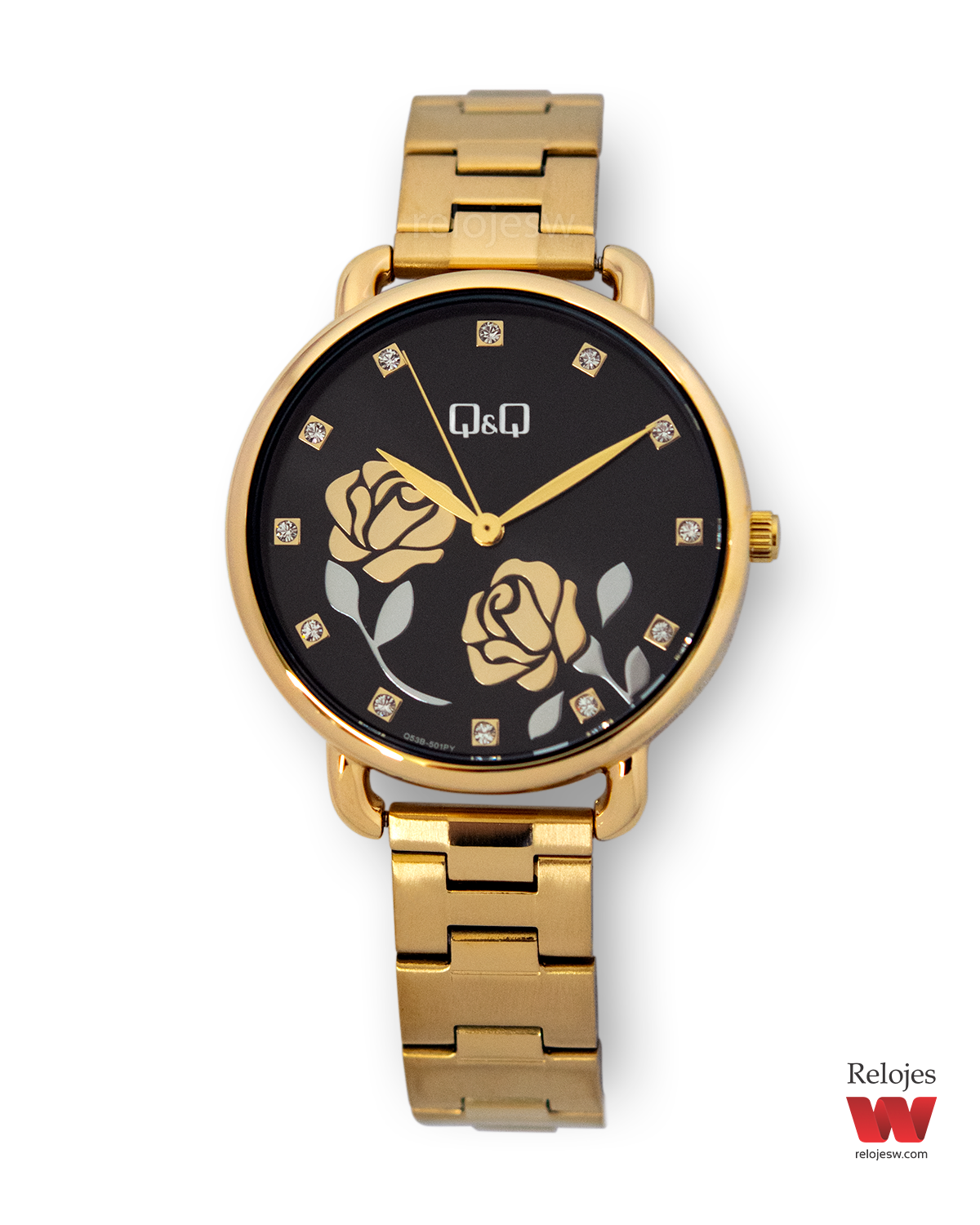 Reloj Q&Q para Mujer Dorado  Más información y pedidos Whatsapp