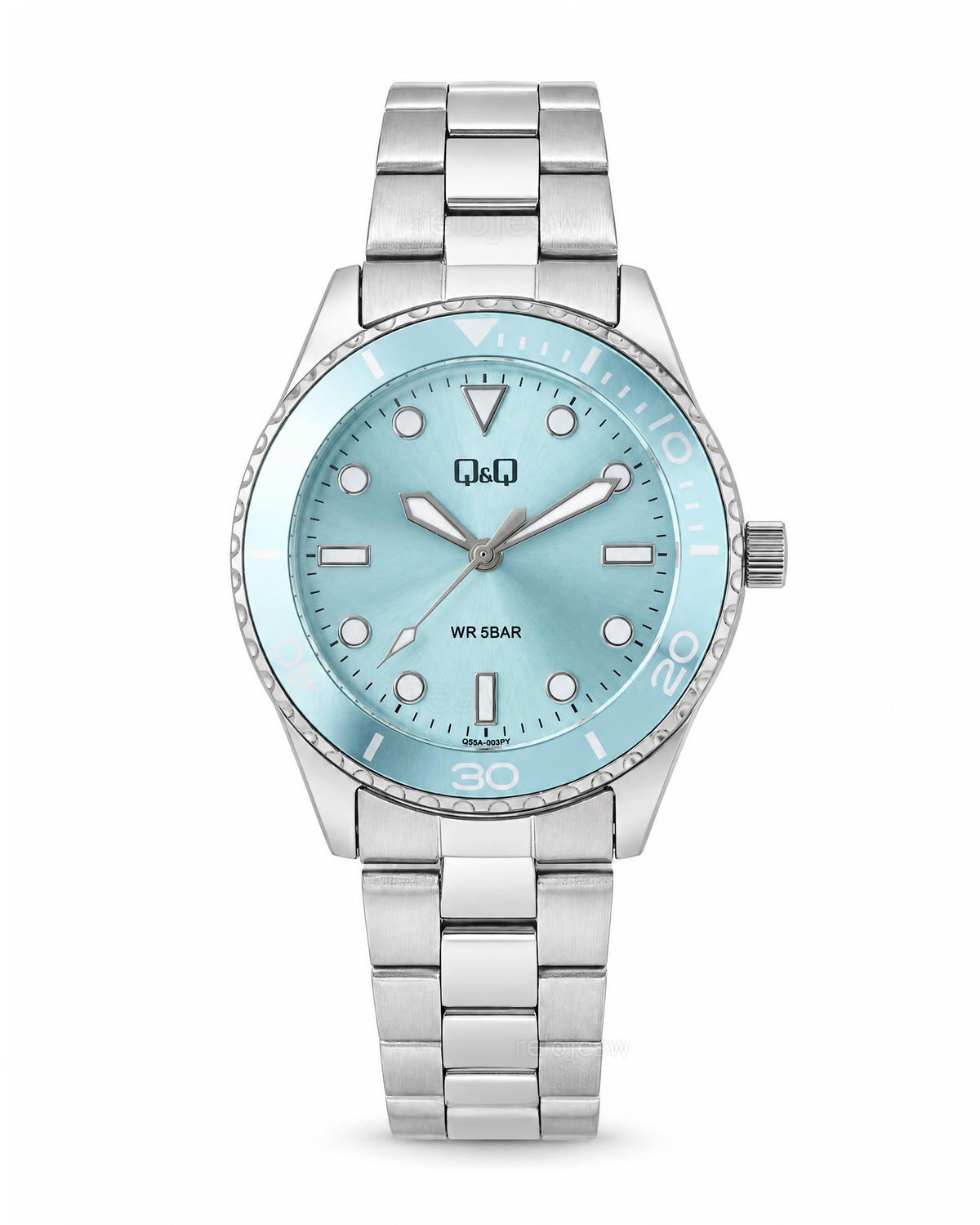 Reloj Q&Q Mujer Original Plateado Q55A003Y