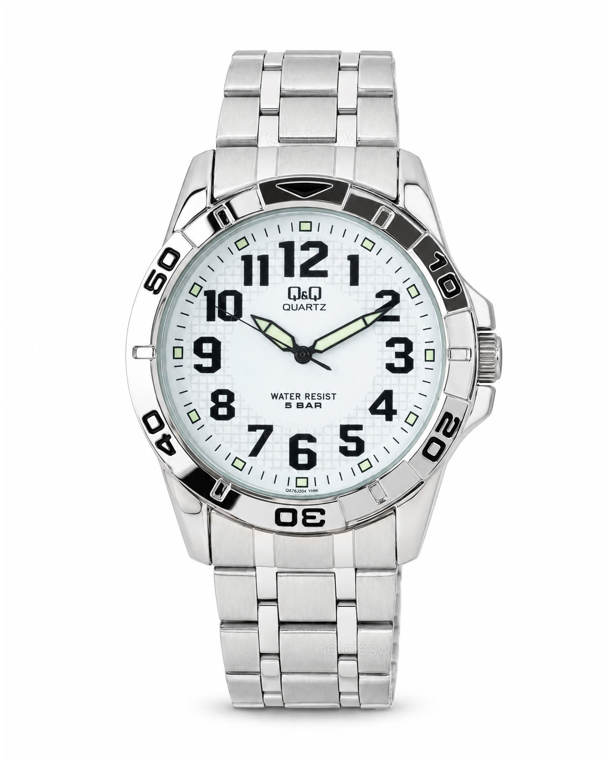 Reloj Q&Q Hombre Original Plateado Q576J204Y