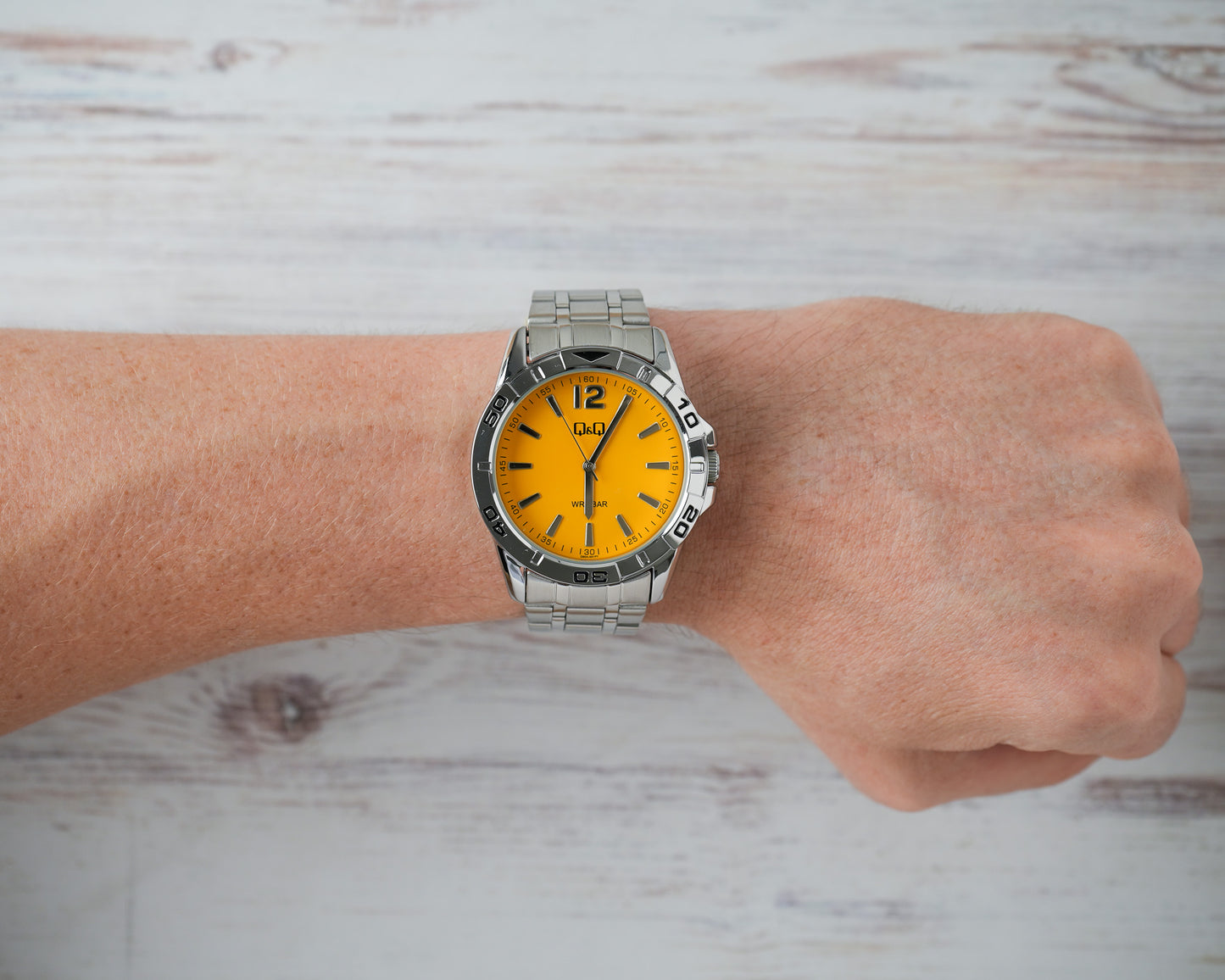 Reloj Q&Q Hombre Original Plateado Q60A001Y