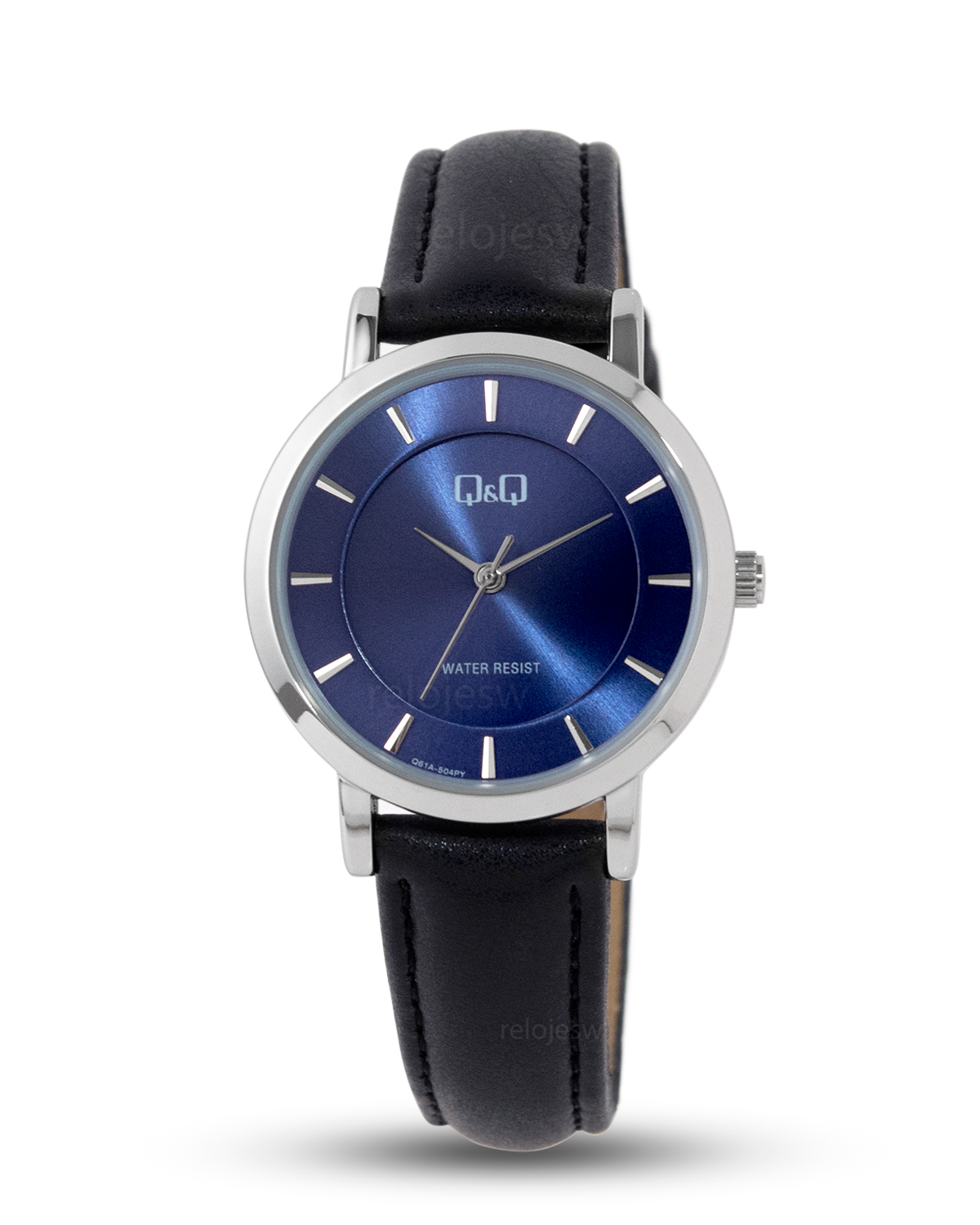 Reloj Q&Q Mujer Negro Plateado Q61A504Y