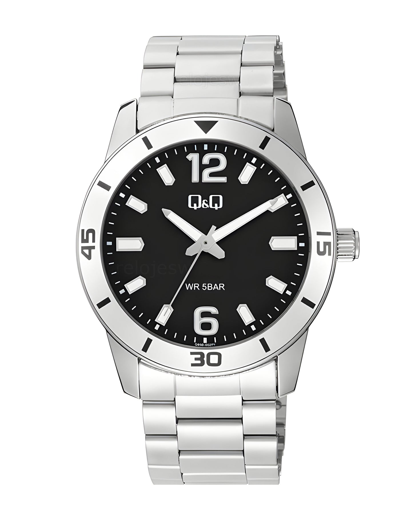 Reloj Q&Q Hombre Plateado Q85B002Y
