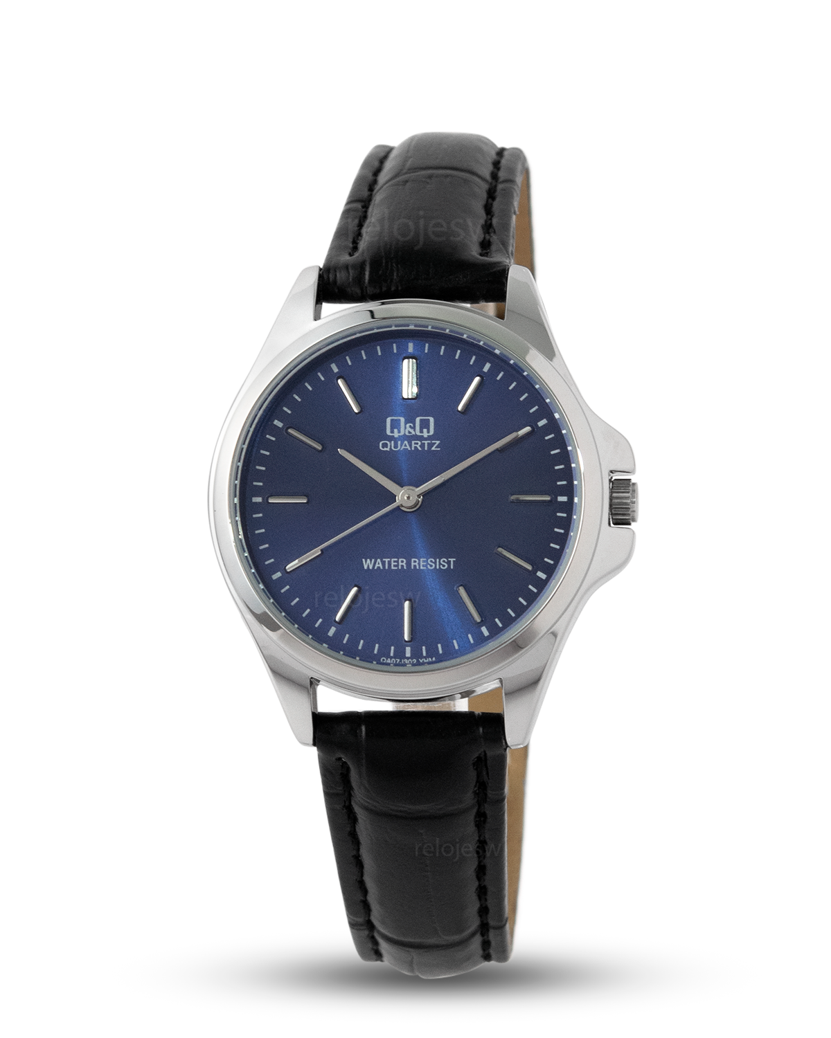 Reloj Q&Q Mujer Negro Plateado QA07J302Y