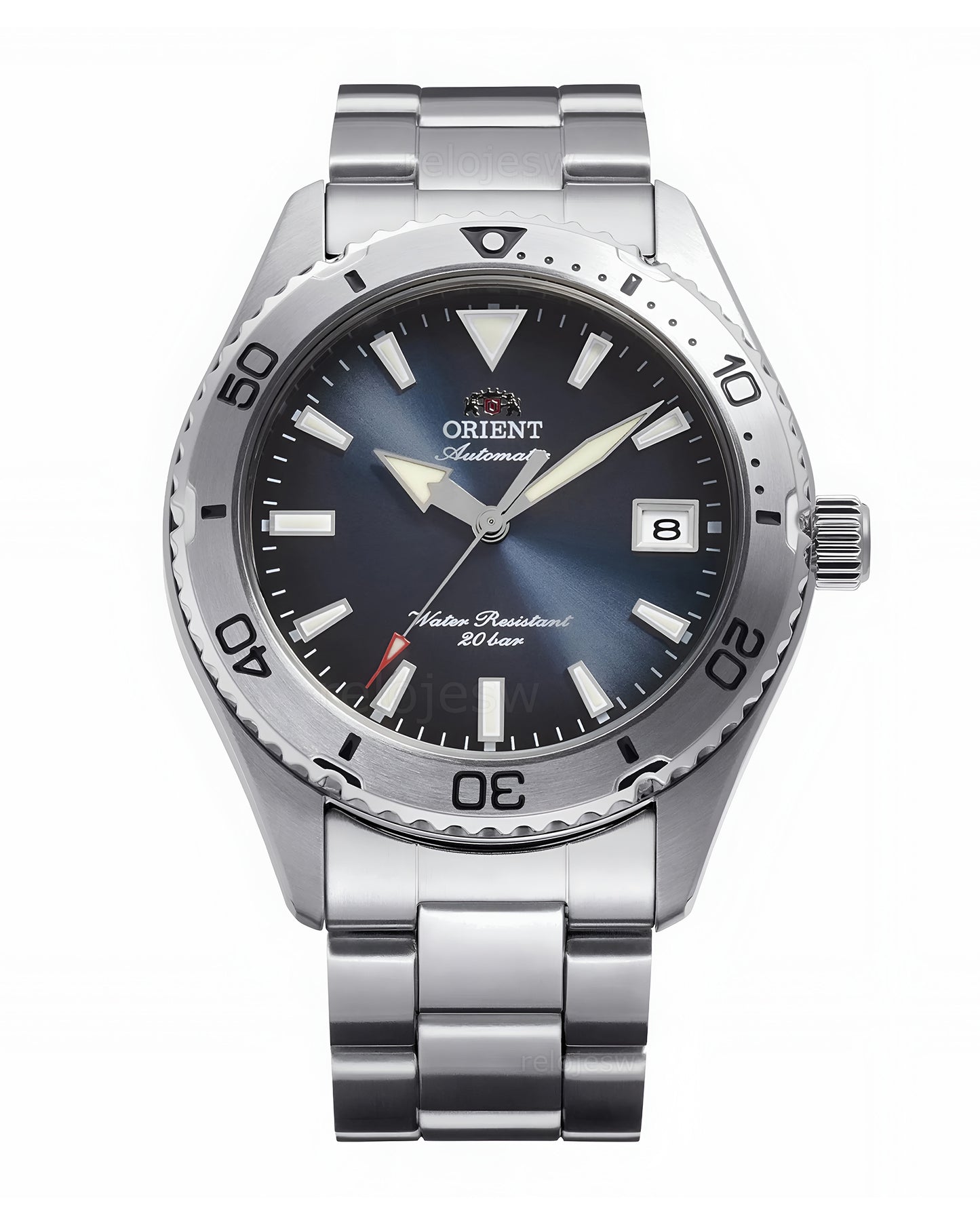 Reloj Orient Hombre Original Mako 40 Plateado RA-AC0Q14L
