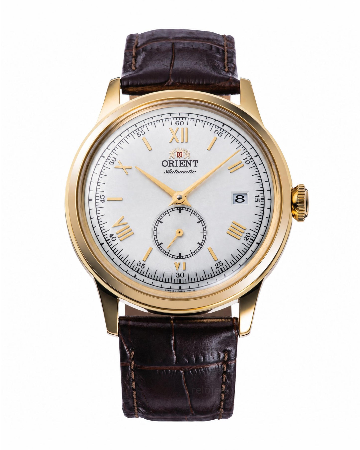 Reloj Orient Hombre Original Marrón Bambino Small Seconds V2 RA-AP0106S