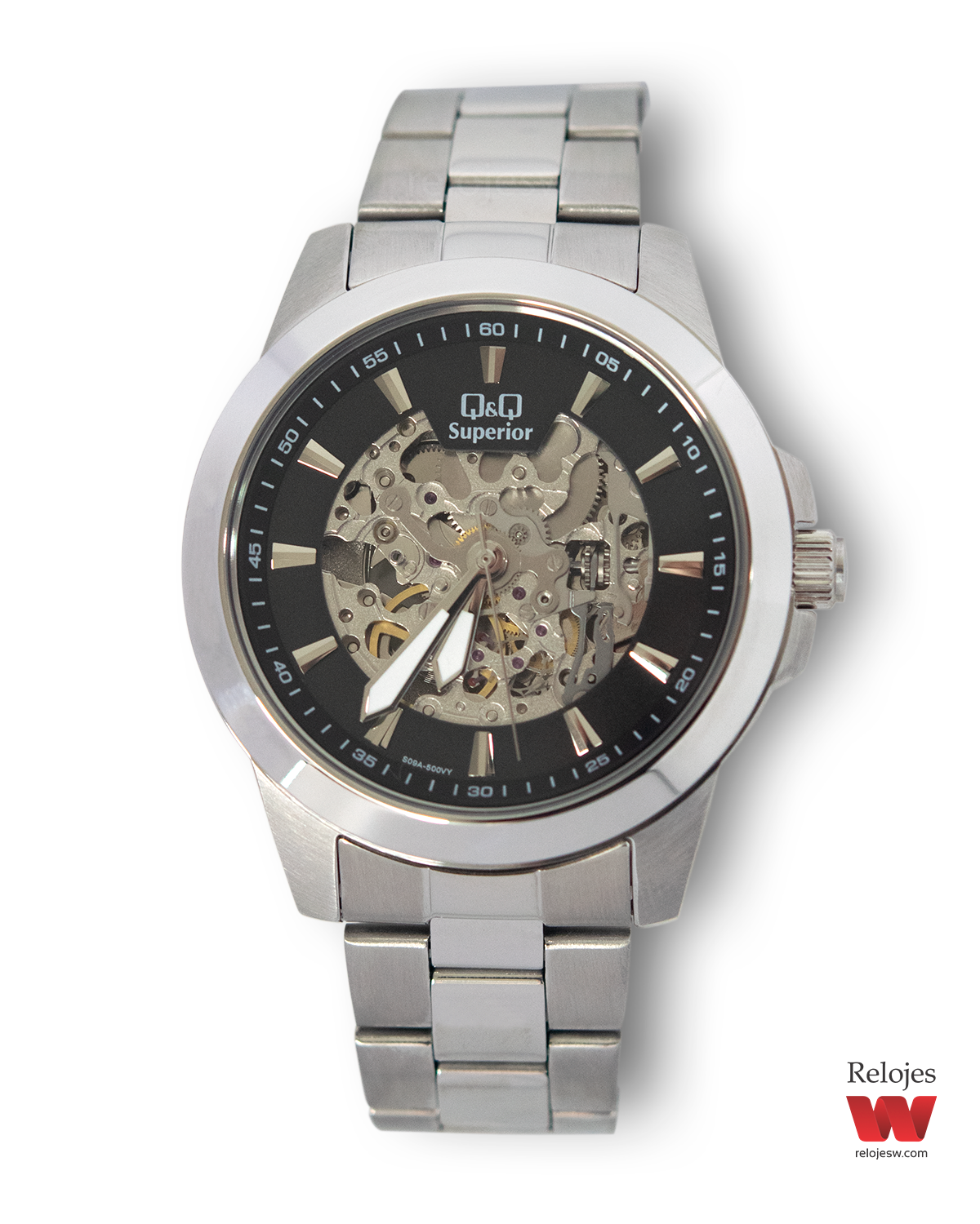 Reloj Q&Q Superior Hombre S09A500Y Plateado