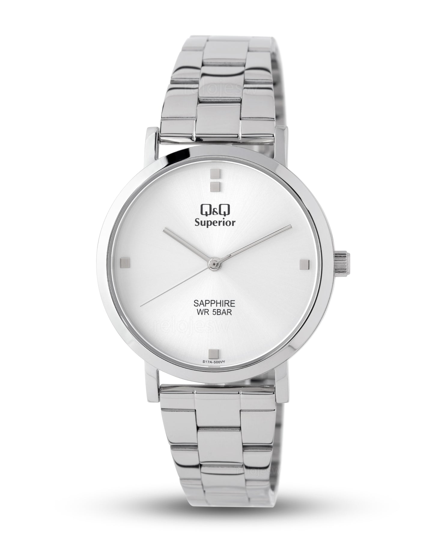 Reloj Q&Q Superior Mujer Acero Plateado S17A500Y