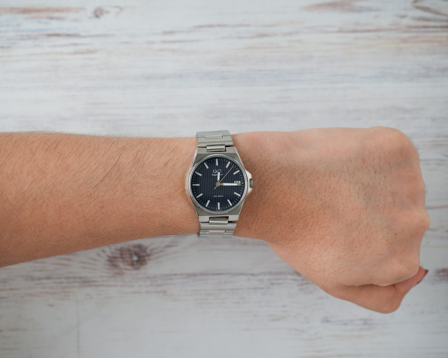 Reloj Q&Q Superior Mujer Plateado S22A003Y