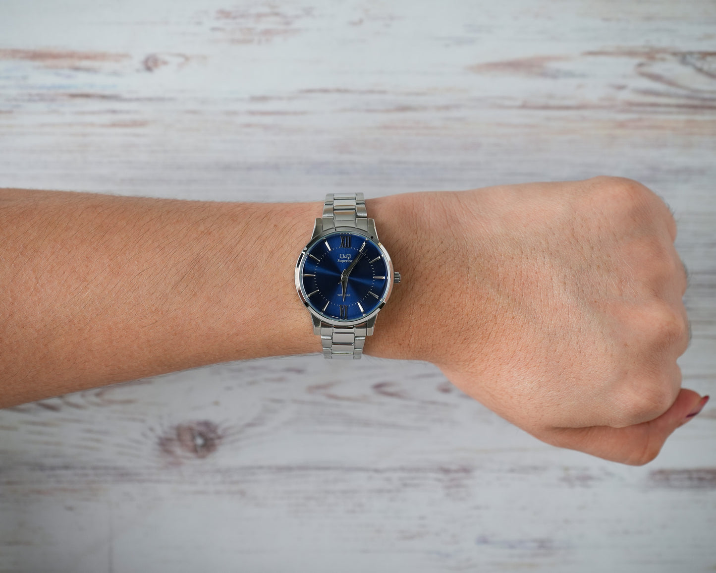 Reloj Q&Q Superior Mujer Original Plateado S399J212Y