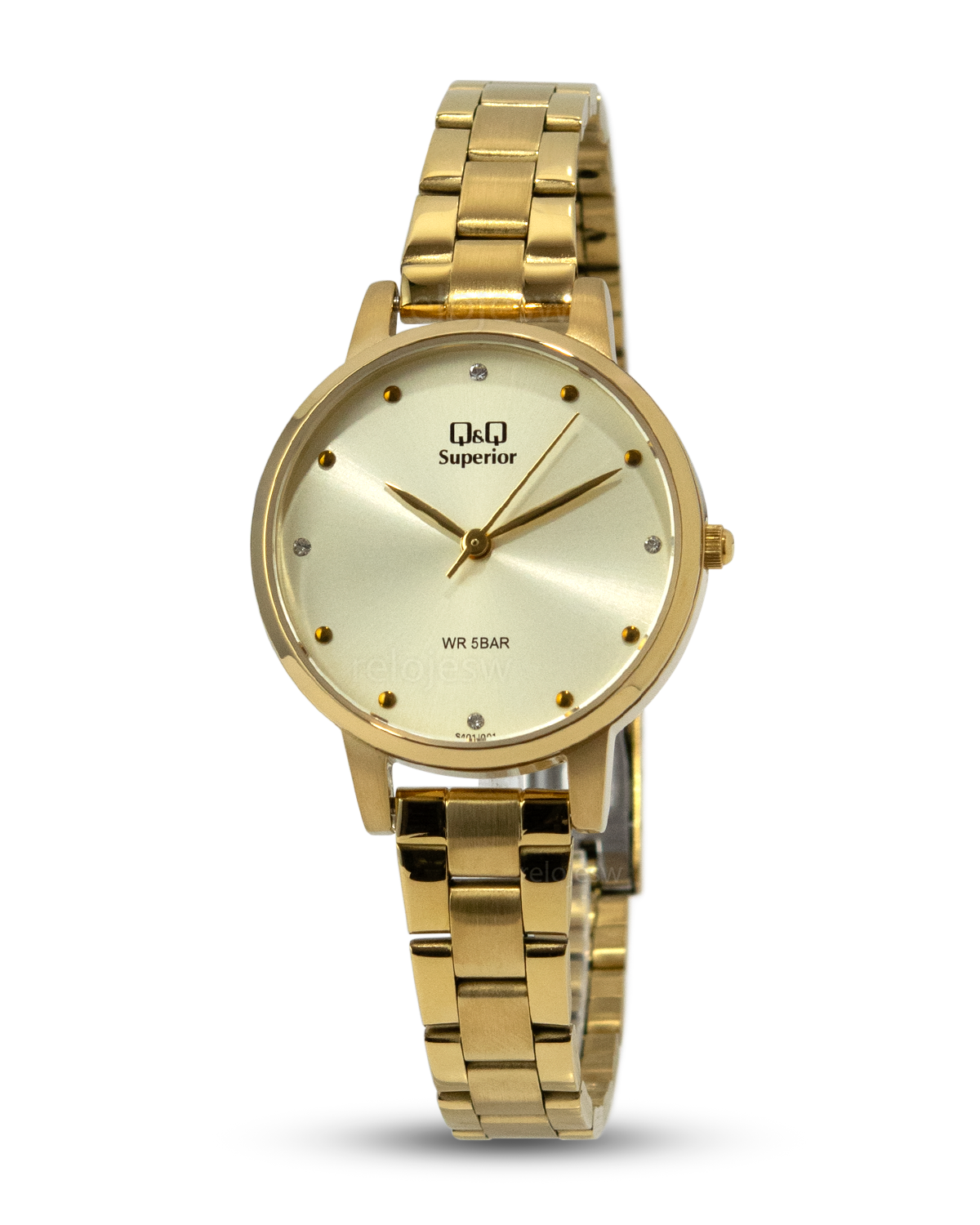 Reloj Q&Q Superior Mujer Dorado S401J001Y