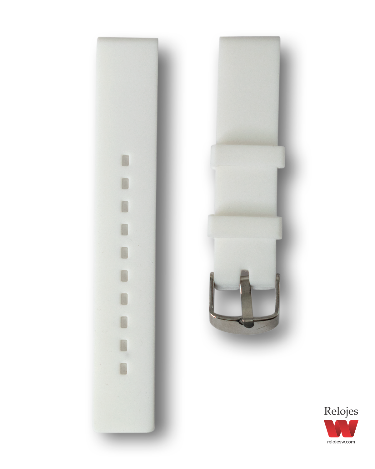 Correa para Reloj en Silicona Blanco SL-BL