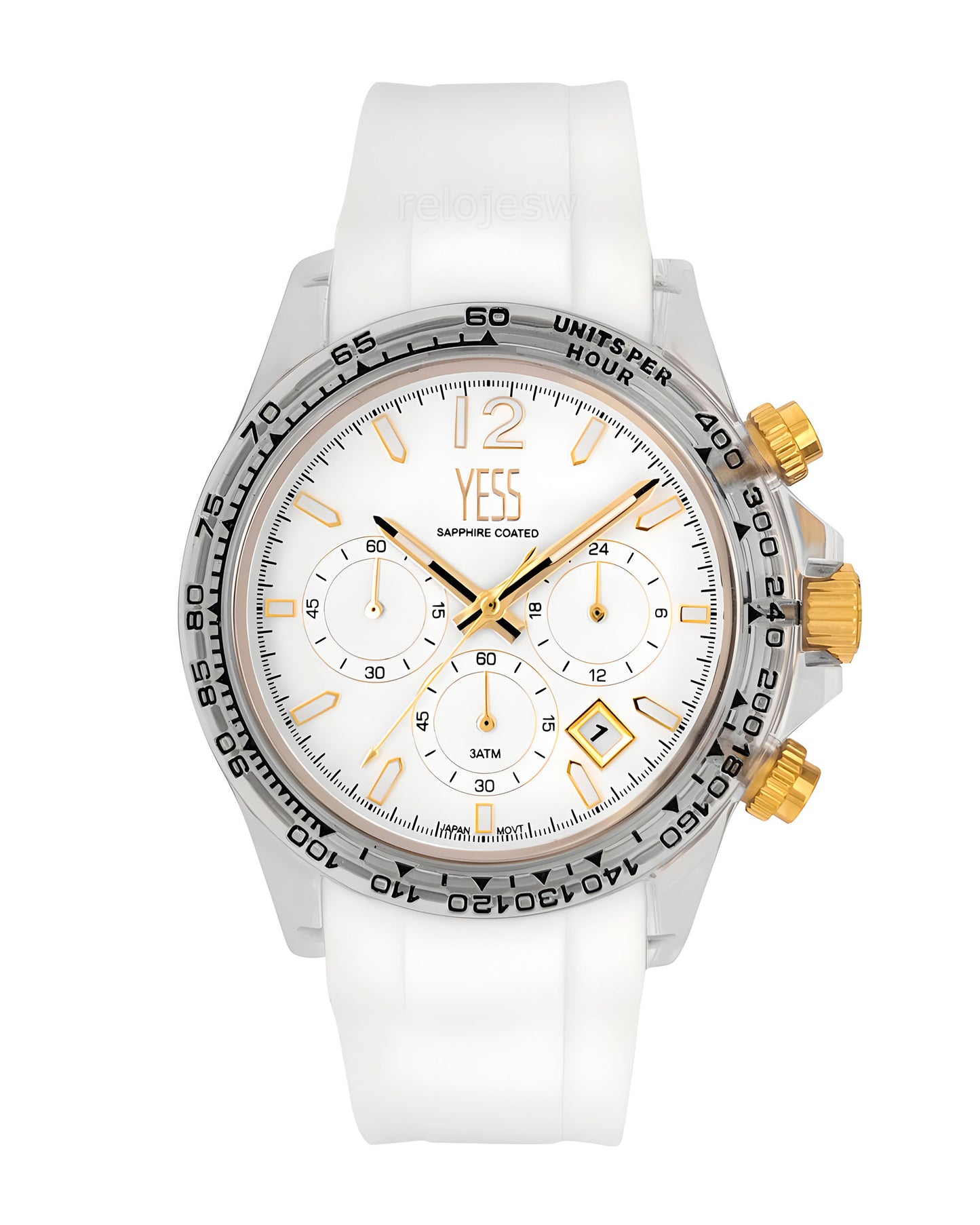 Reloj Yess Hombre Blanco SMT-241007-2