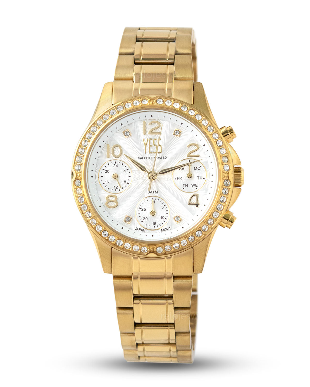 Reloj Yess Mujer Dorado SMT-241008-3