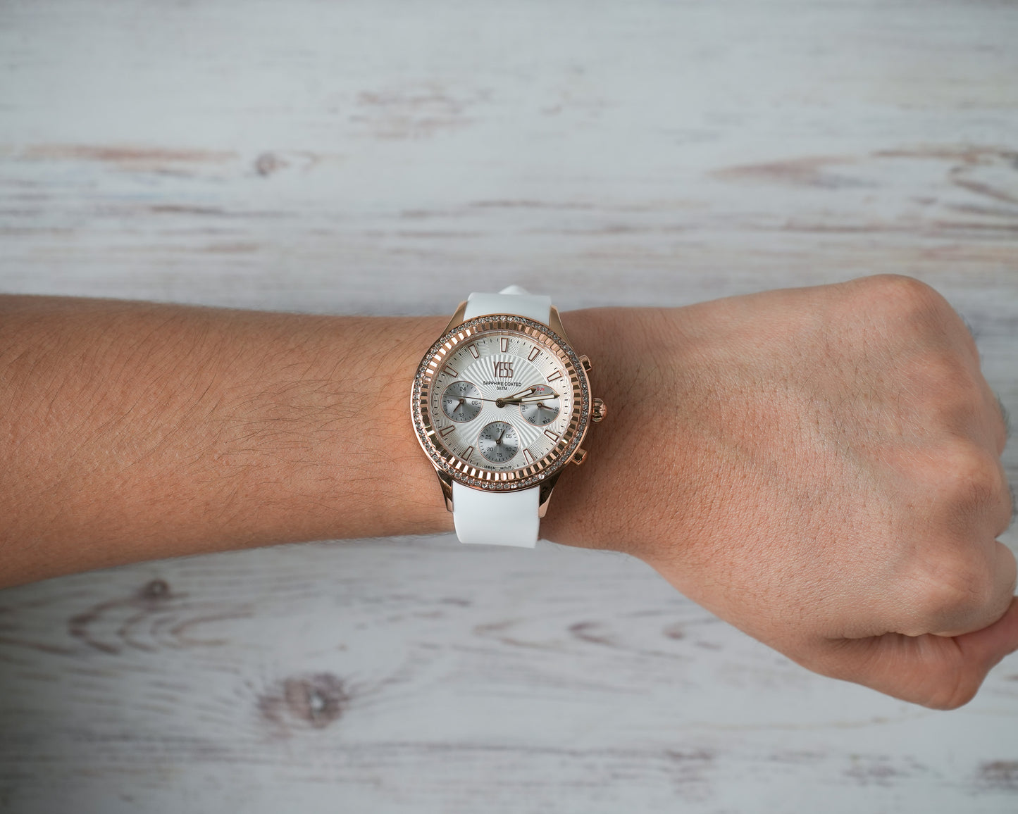 Reloj Yess Mujer Blanco SMT-250506-2