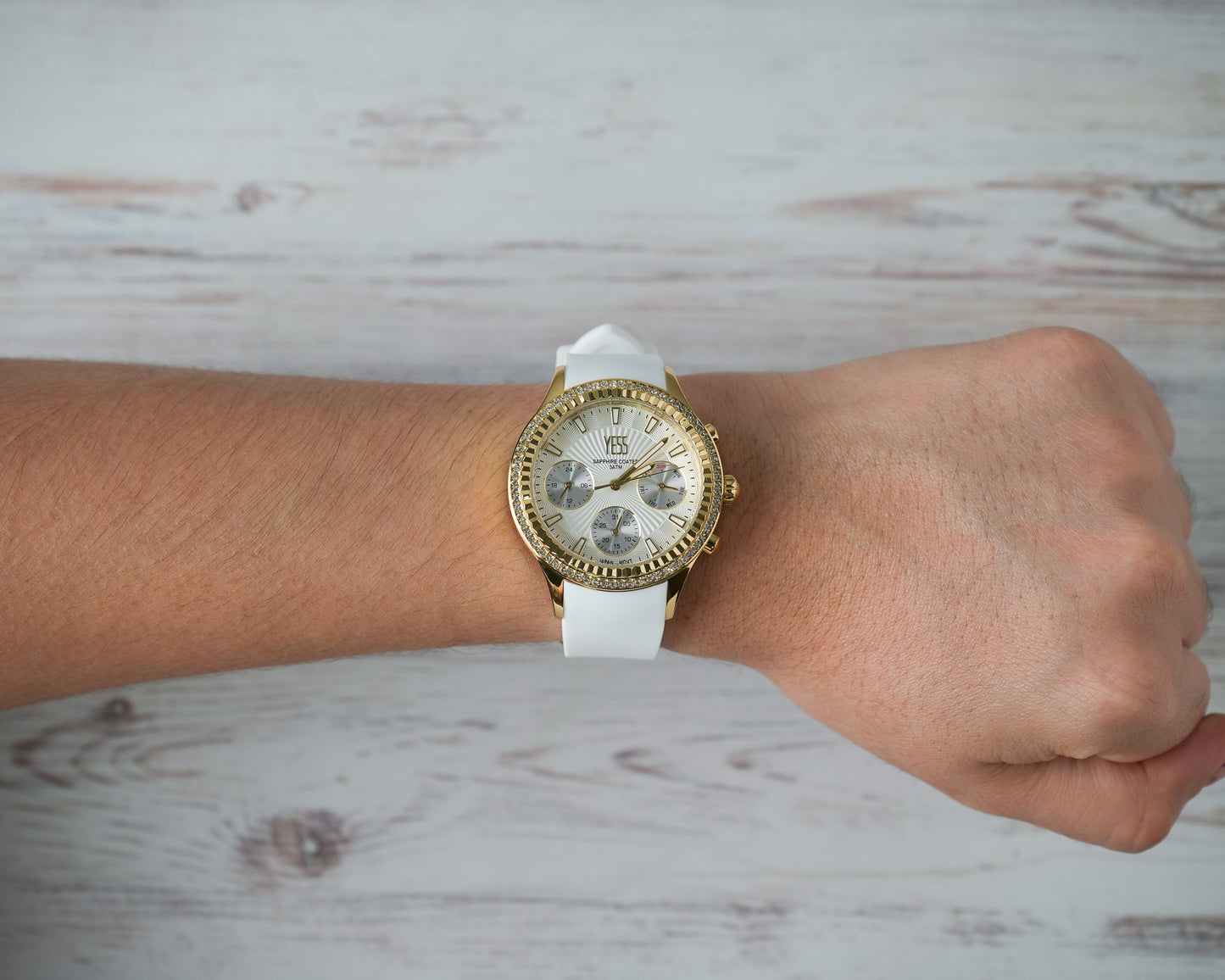 Reloj Yess Mujer Blanco SMT-250506-3