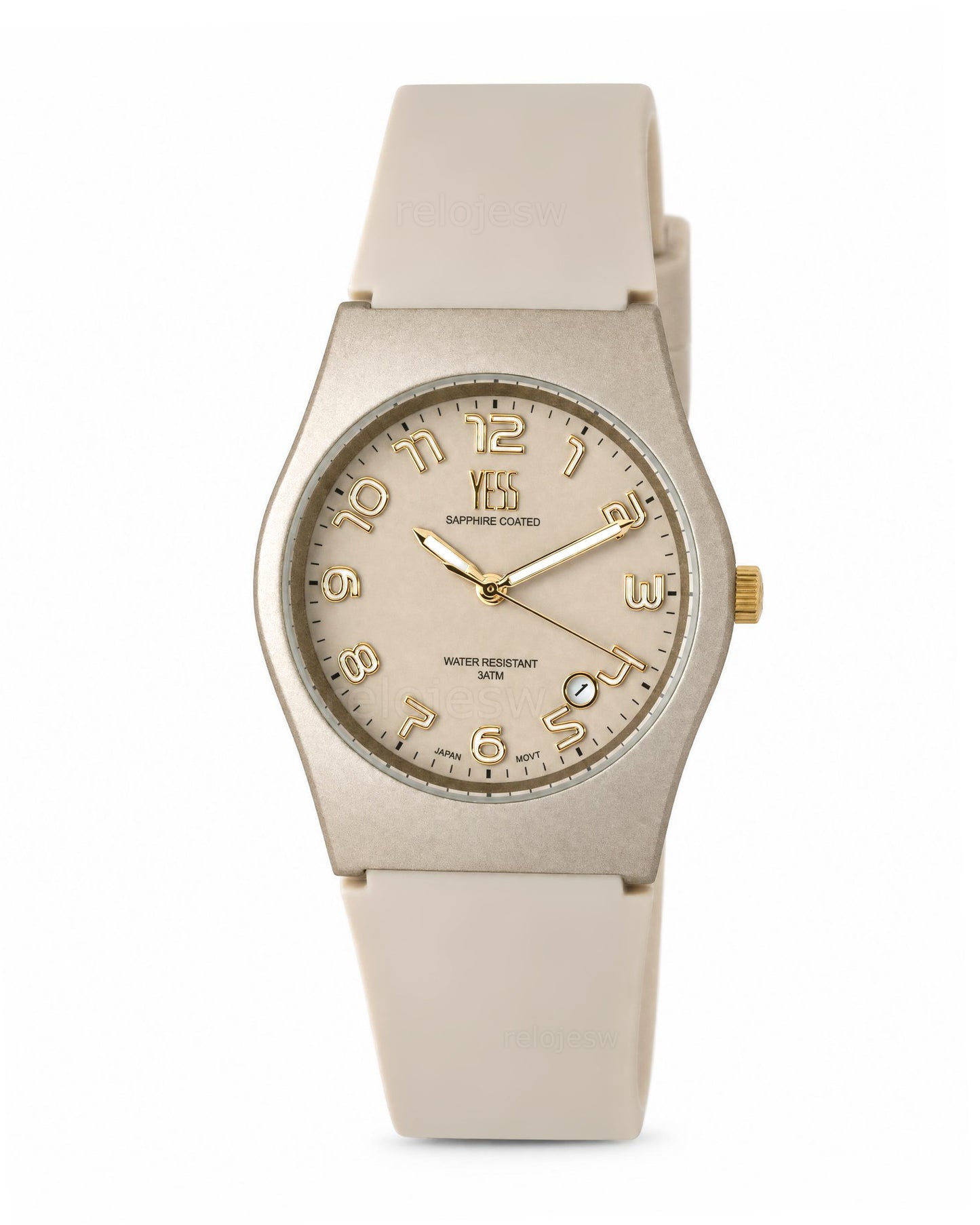 Reloj Yess Mujer Original Gris SMT-251141-3