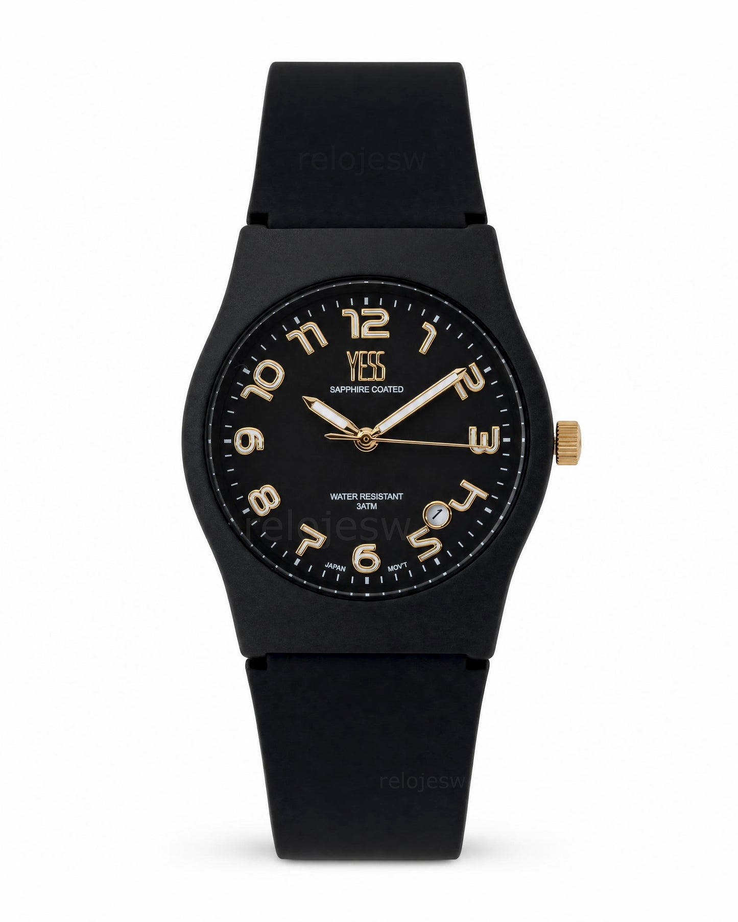 Reloj Yess Mujer Original Negro SMT-251141-7