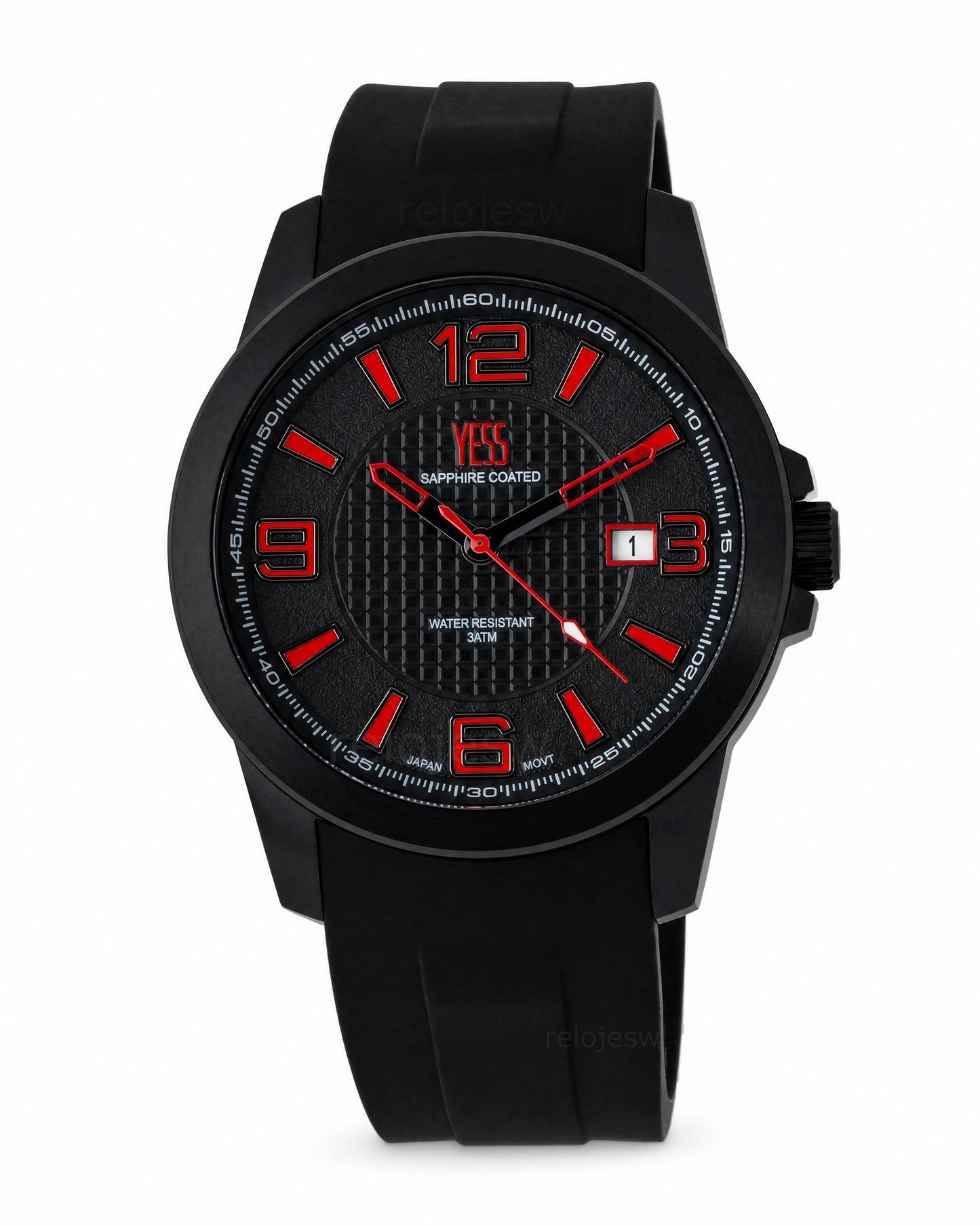 Reloj Yess Hombre Original Negro SMT-251159-5