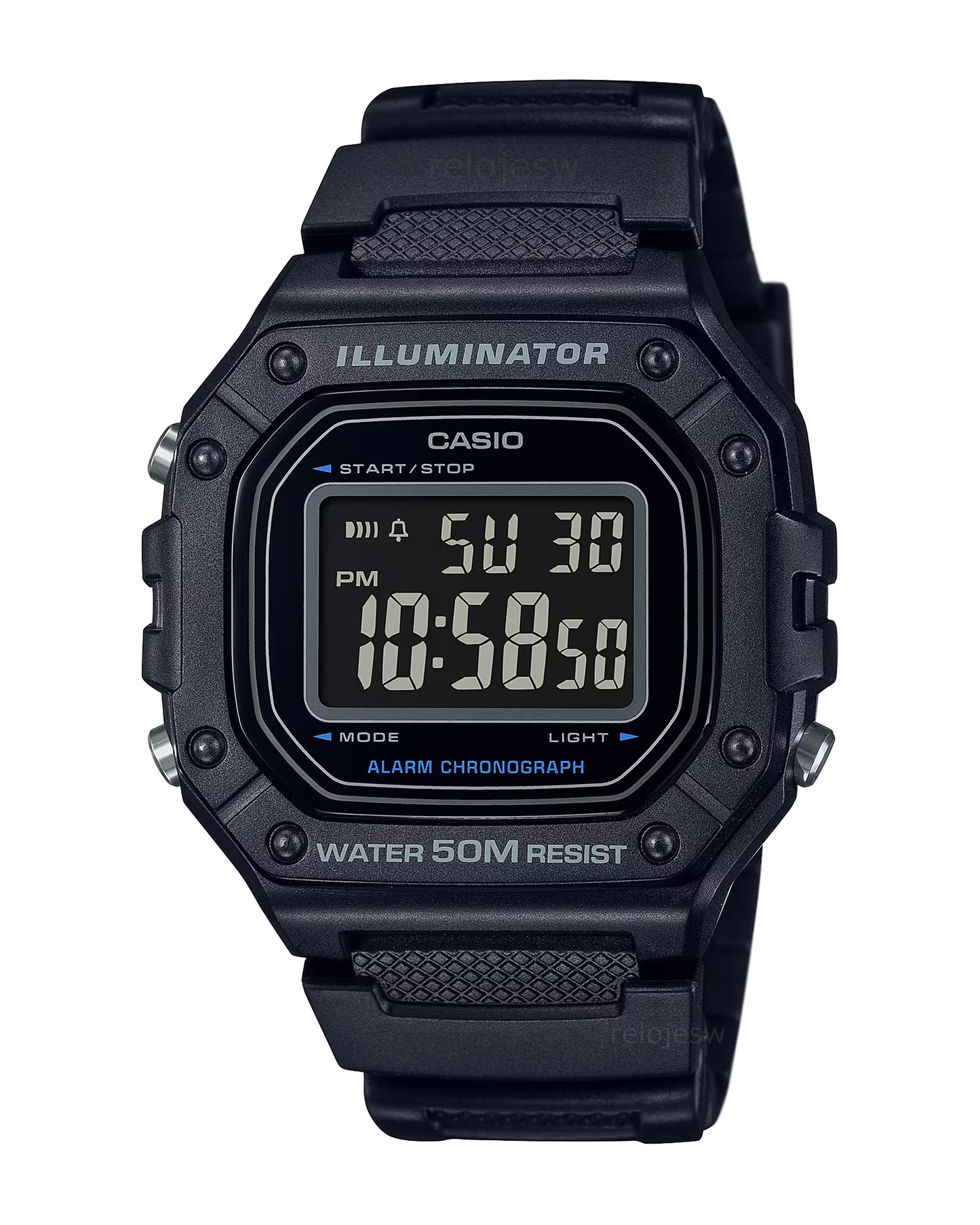 Reloj Casio Hombre Rojo W-218H-1BV