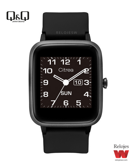 Smartwatch Q&Q Unisex Negro X00AJ001Y