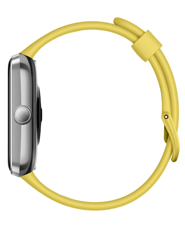 Smartwatch Q&Q Mujer Plateado Amarillo X01A006Y