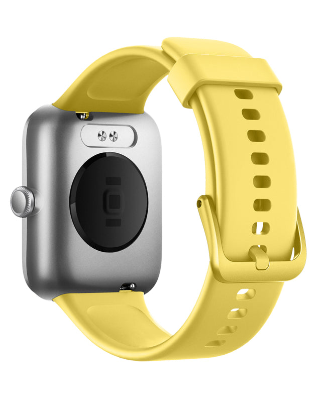 Smartwatch Q&Q Mujer Plateado Amarillo X01A006Y