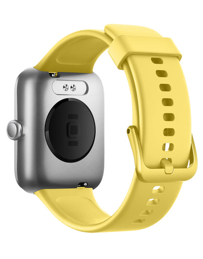 Smartwatch Q&Q Mujer Plateado Amarillo X01A006Y